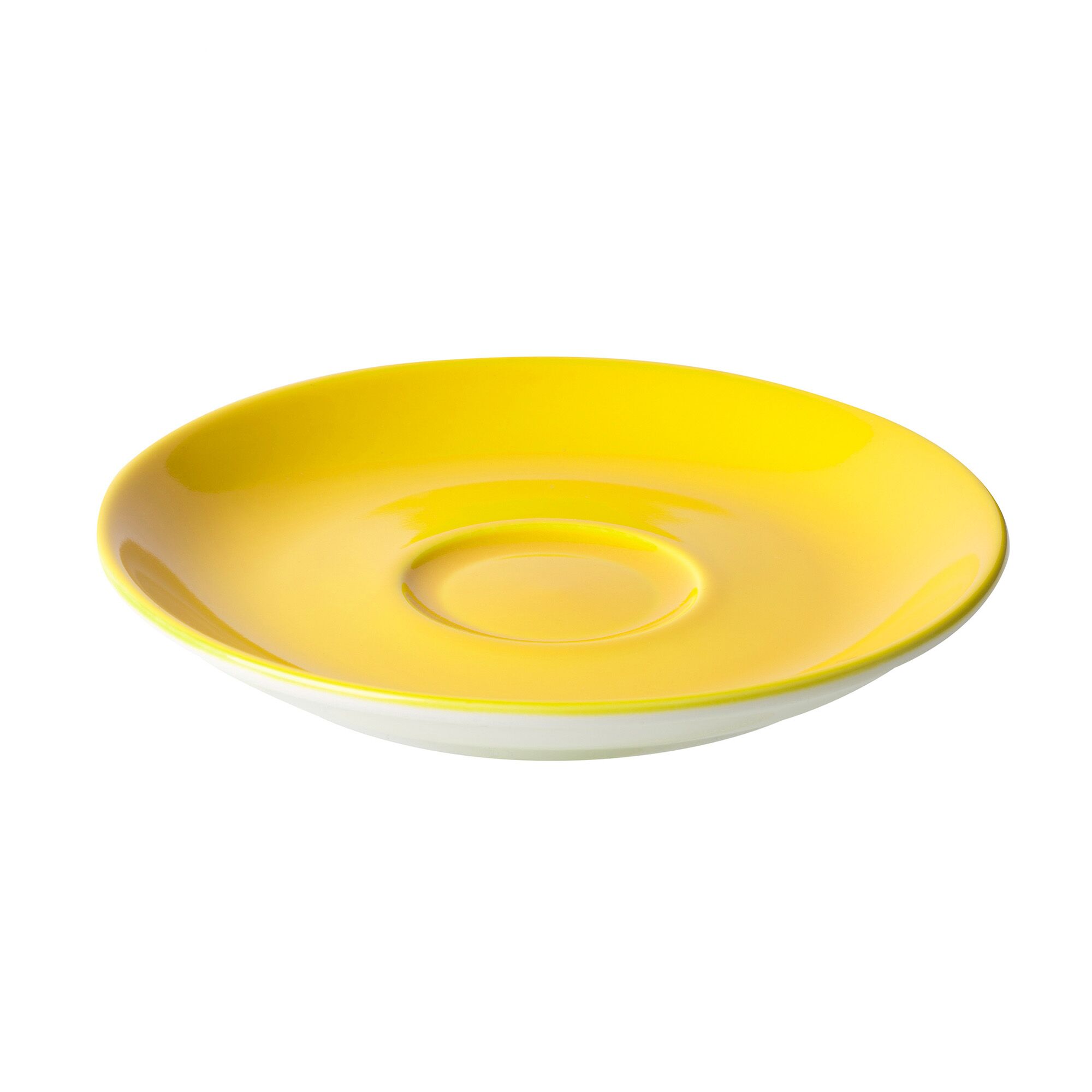 (6 pièces) BART COLOUR CAFE – Sous-tasse à cappuccino – Ø 155 mm – Jaune