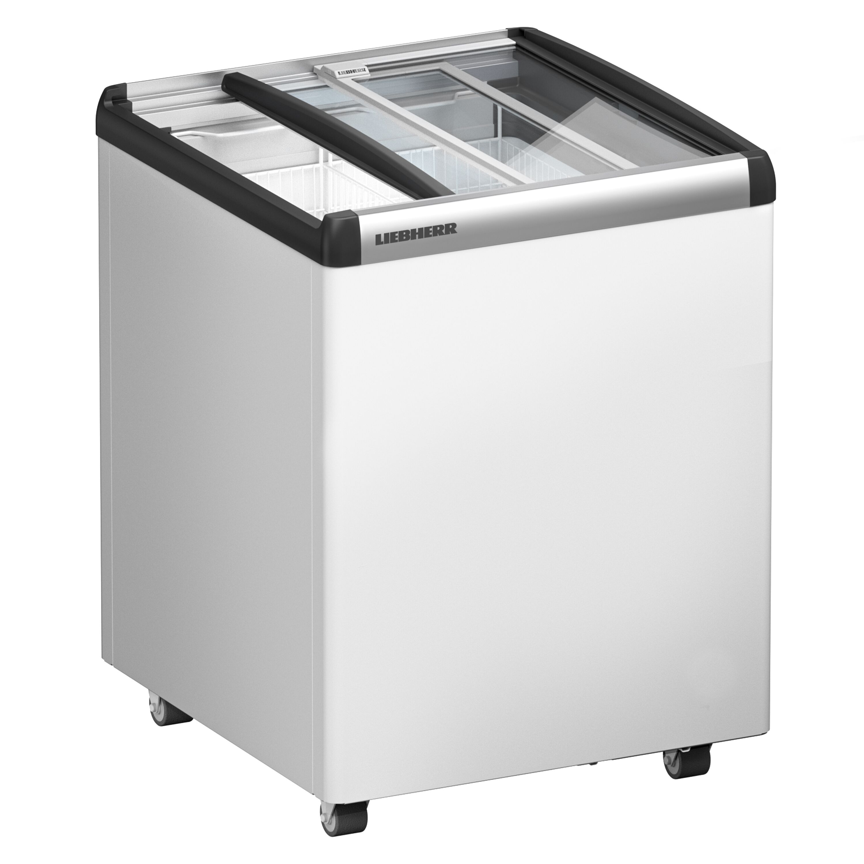 LIEBHERR commercial chest freezer - 104 litres - with sliding glass lid - white