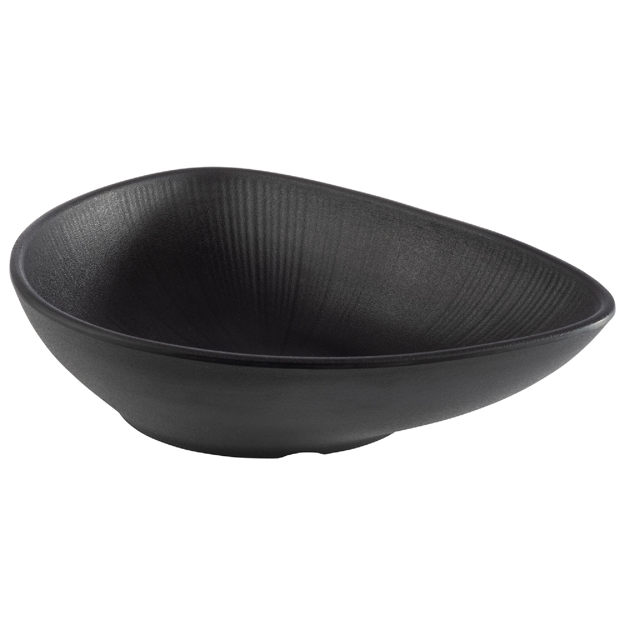 (6 pcs) Coupe - NERO - Mélamine - 0,8L - rectangulaire - 280x220mm - Profondeur : 70mm - Noir