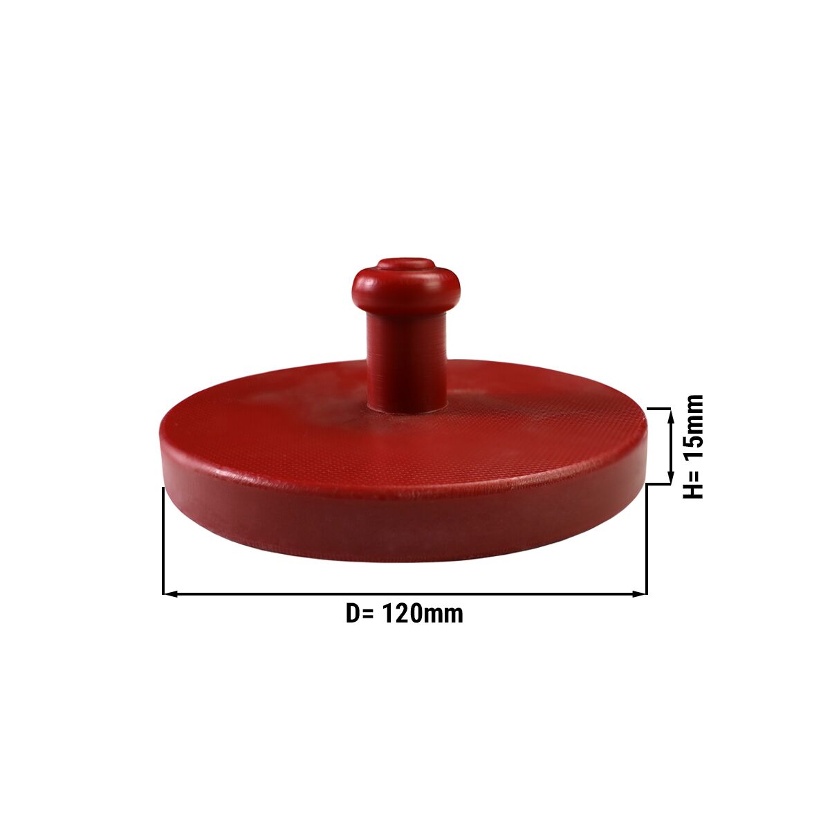 Forma do burgerów – z tworzywa sztucznego – duża – Ø 120 mm – 6 otworów – 175 g