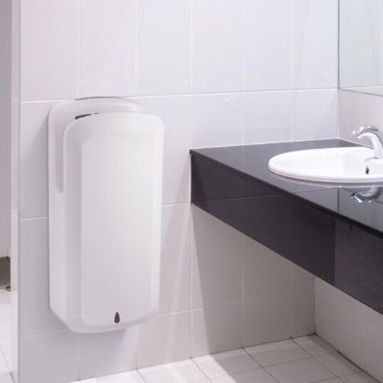 (2 pcs) Sèche-mains avec filtre - Blanc
