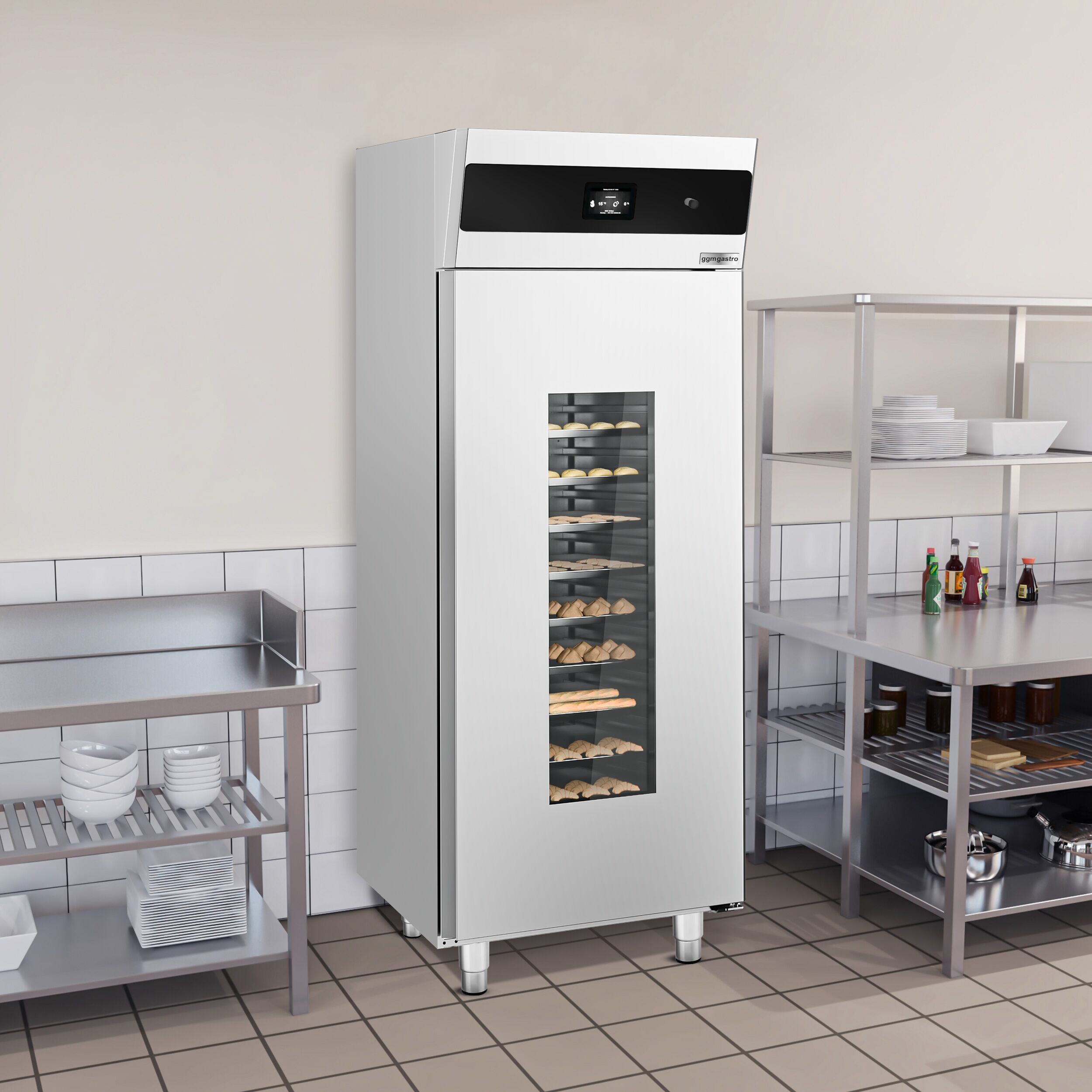 Bakery Retarder Prover - Digital - 40x EN 600x400mm - for Fermentation