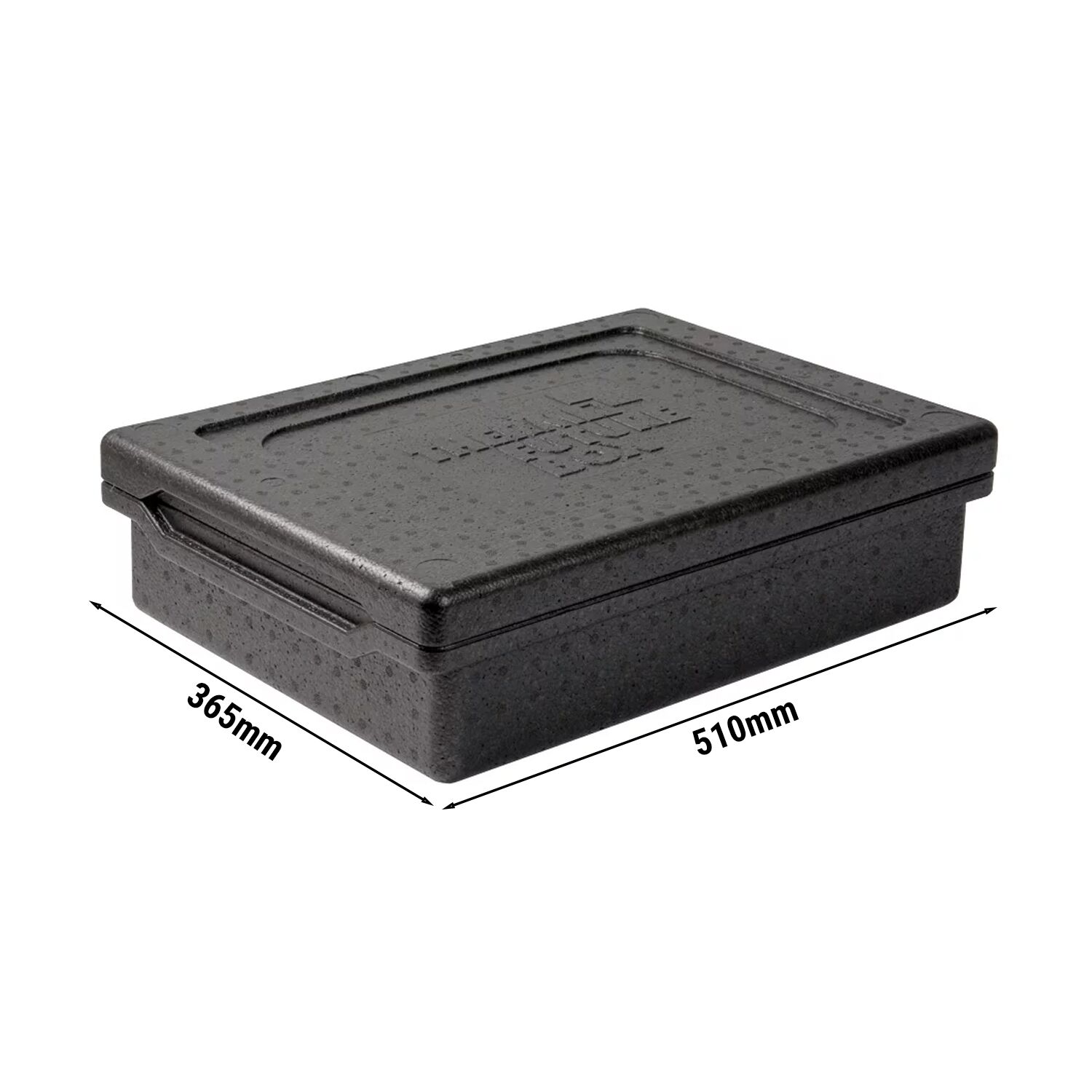 (8 pièces) THERMO FUTURE BOX | Boîte isotherme TAKE AWAY Dinner - 10 litres - Noir