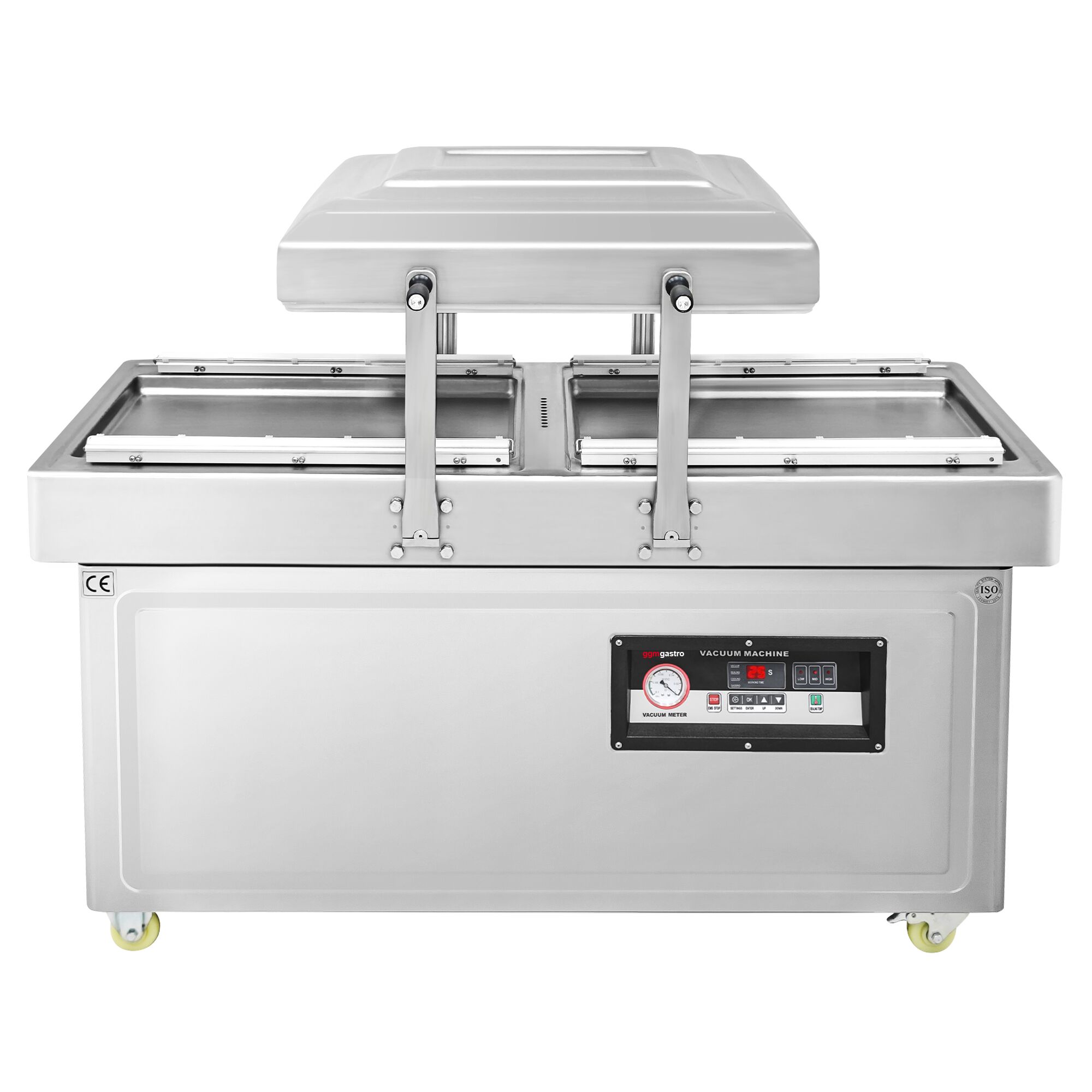 Machine sous vide à double cloche – 3 × 20 m³/h – 3 × 750 watts
