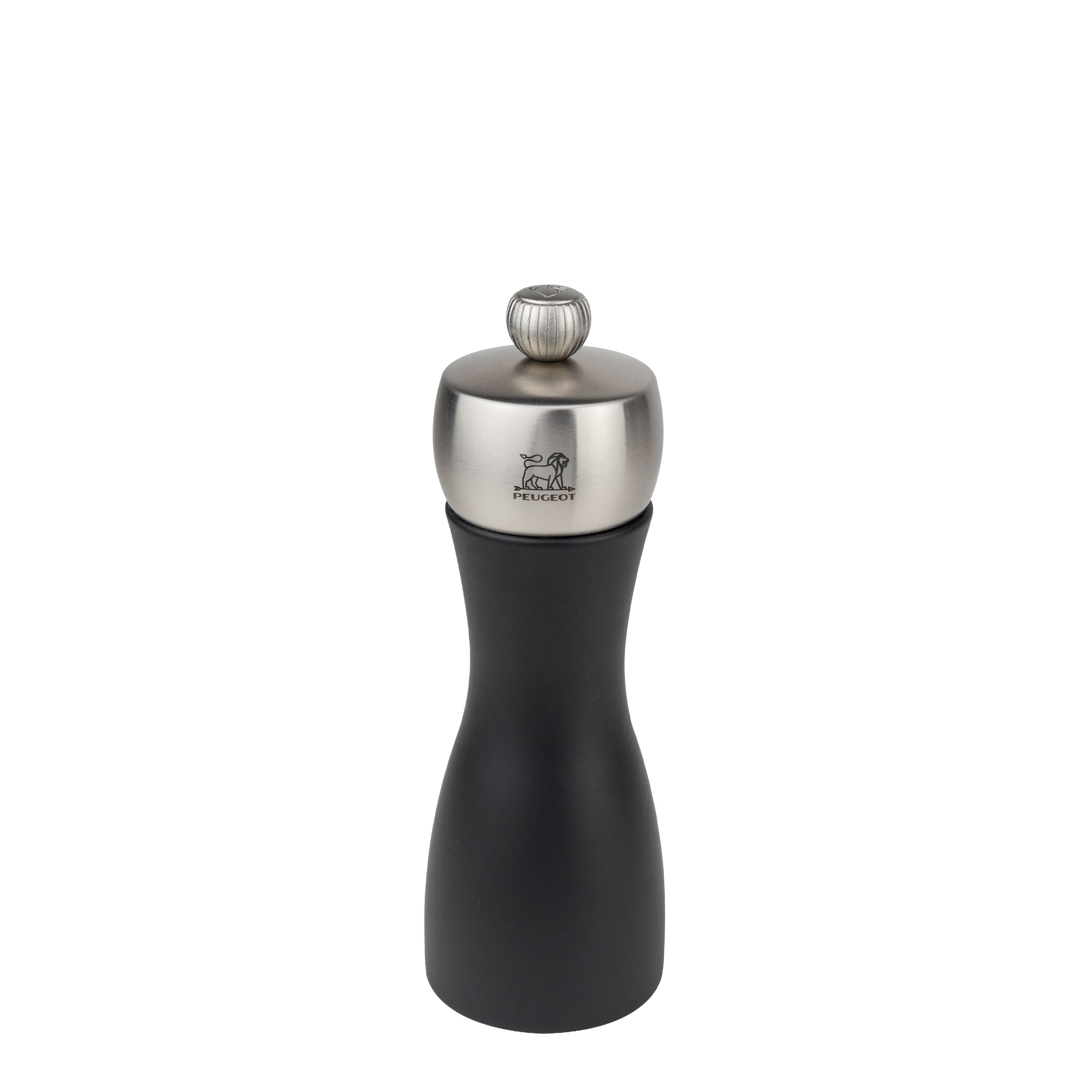 (6 pièces) PEUGEOT | FIDJI – Moulin à poivre – Bois – Noir mat – Hauteur : 150 mm