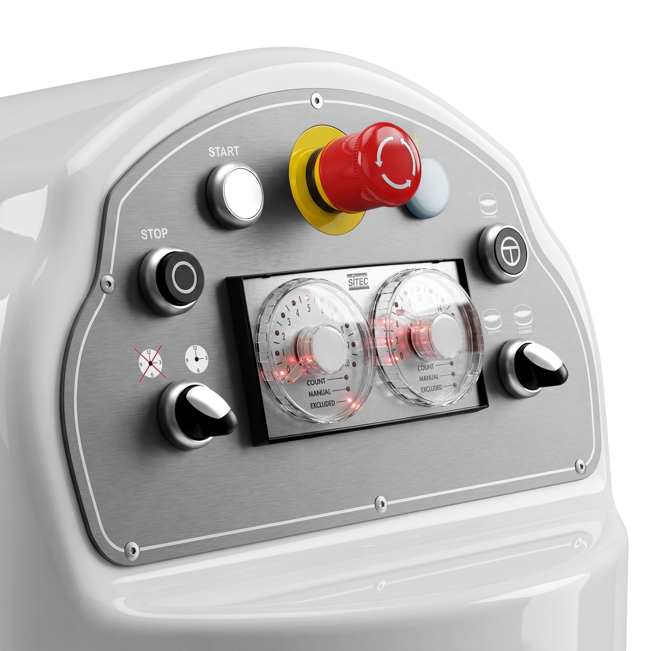 Spiraalkneder PREMIUM - 131l / 80kg - 2 snelheden - met vaste kom - timerfunctie - 400V - speciaal voor brooddeeg