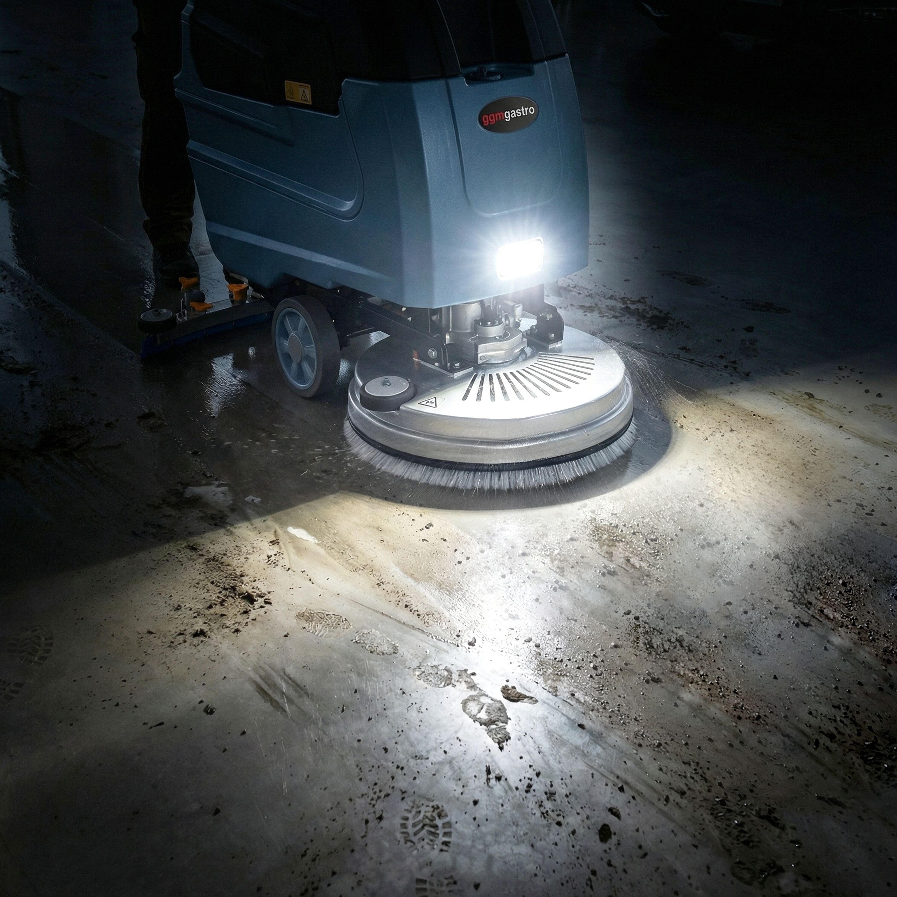 Autolaveuse aspirante – performance de travail 1 850 m²/h