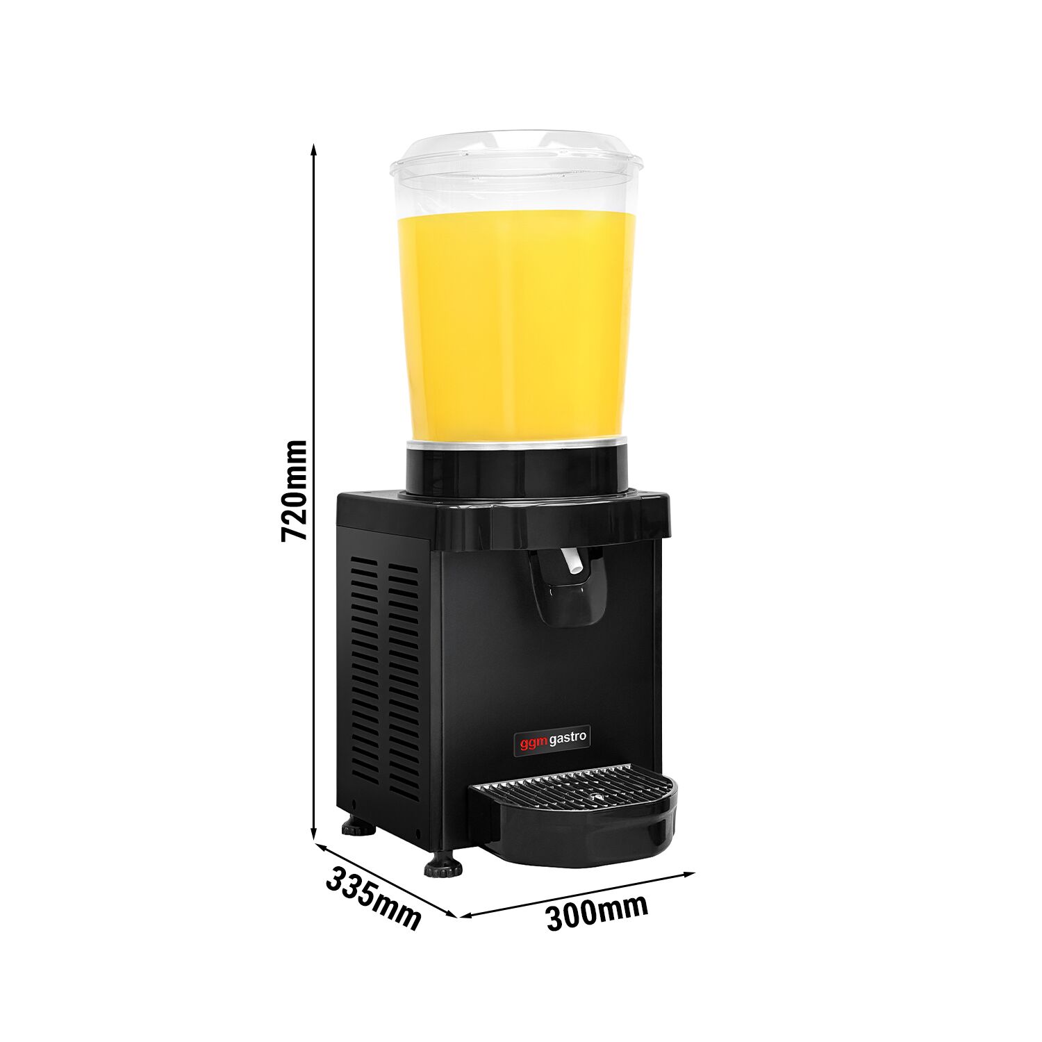 Distributeur d’Ayran / de Jus - 10 Litres - 350 Watt - Noir