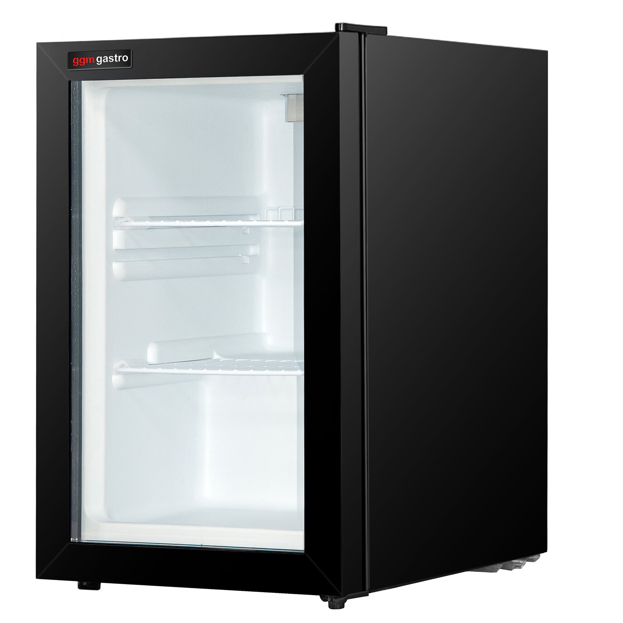 Minibar - 440mm - 62L - avec 1 porte en verre - Noir - porte réversible