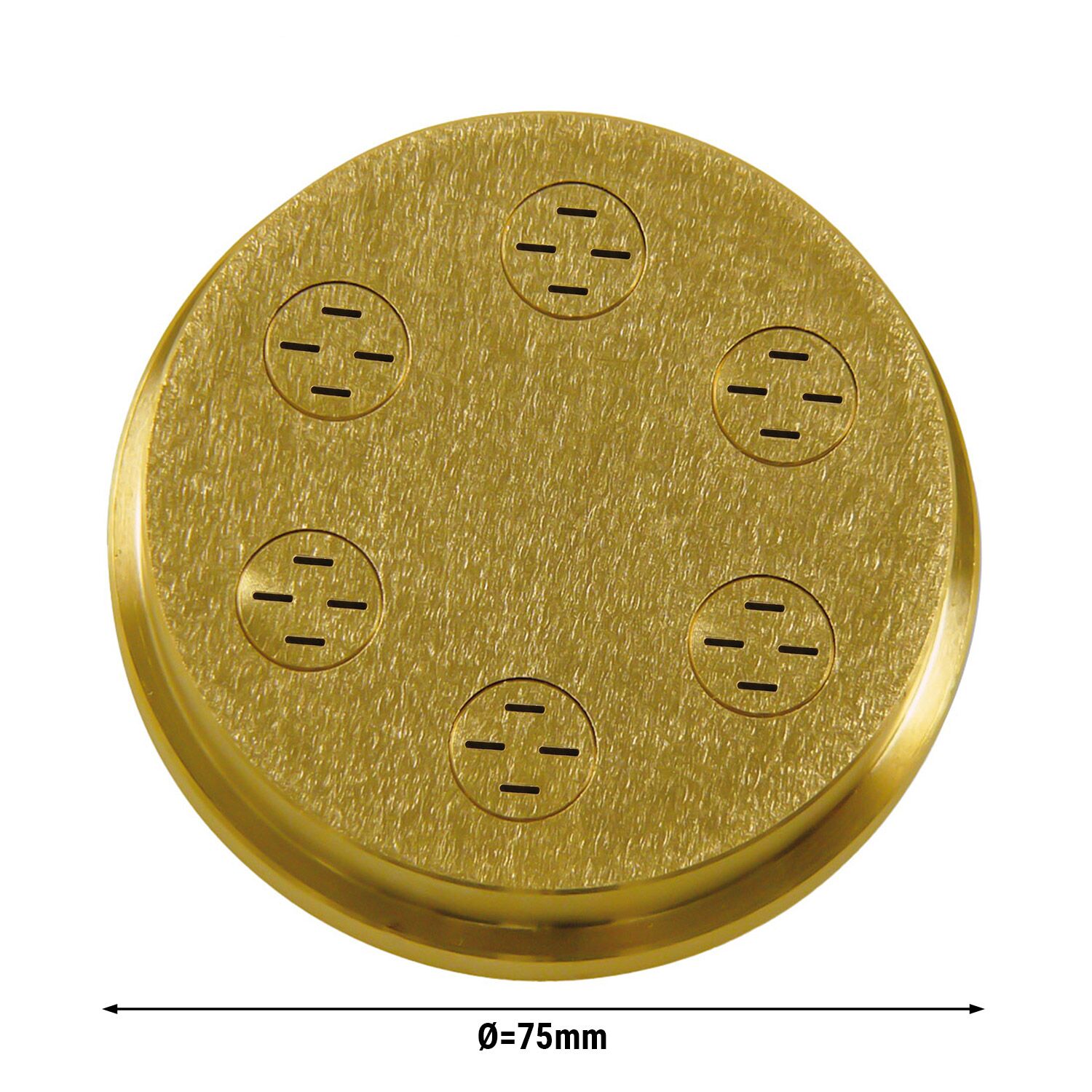 Ploče za stroj za tartlete NMS - Tagliolini - 3,5 mm - Ø 75 mm - kompatibilno s NMSM8 & NMSPS