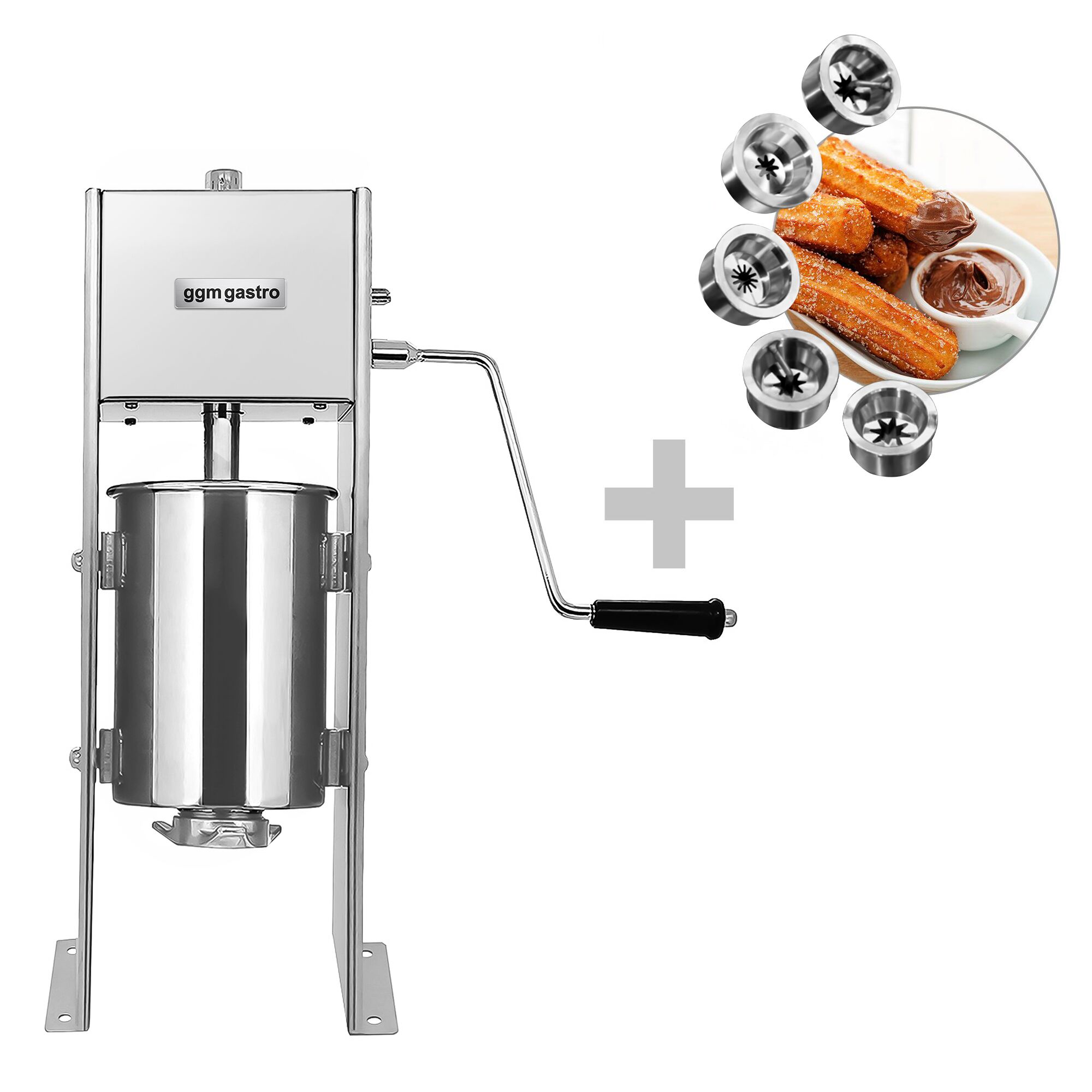 Machine à churros - 5 Litres - incl. 5 Embouts pour churros
