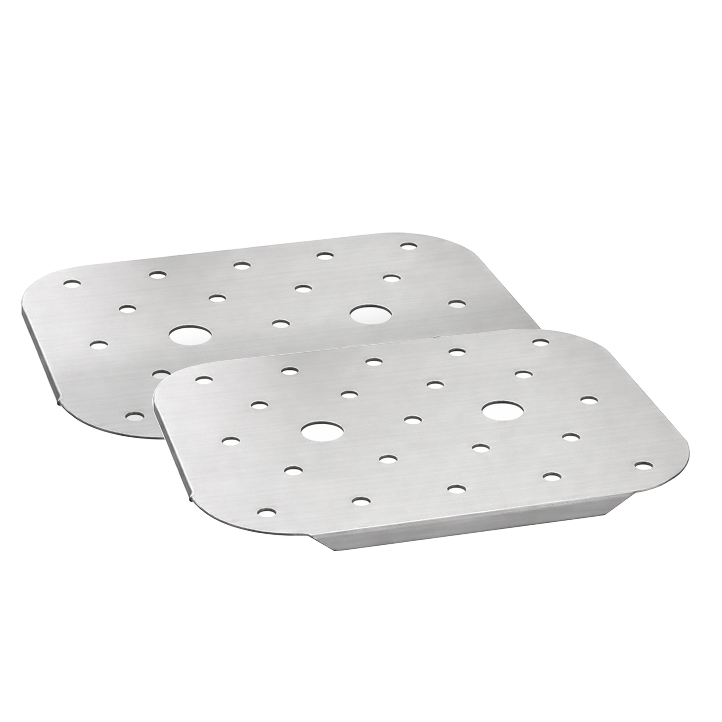 (2 pcs) Égouttoir GN 1/2 en Acier Inoxydable