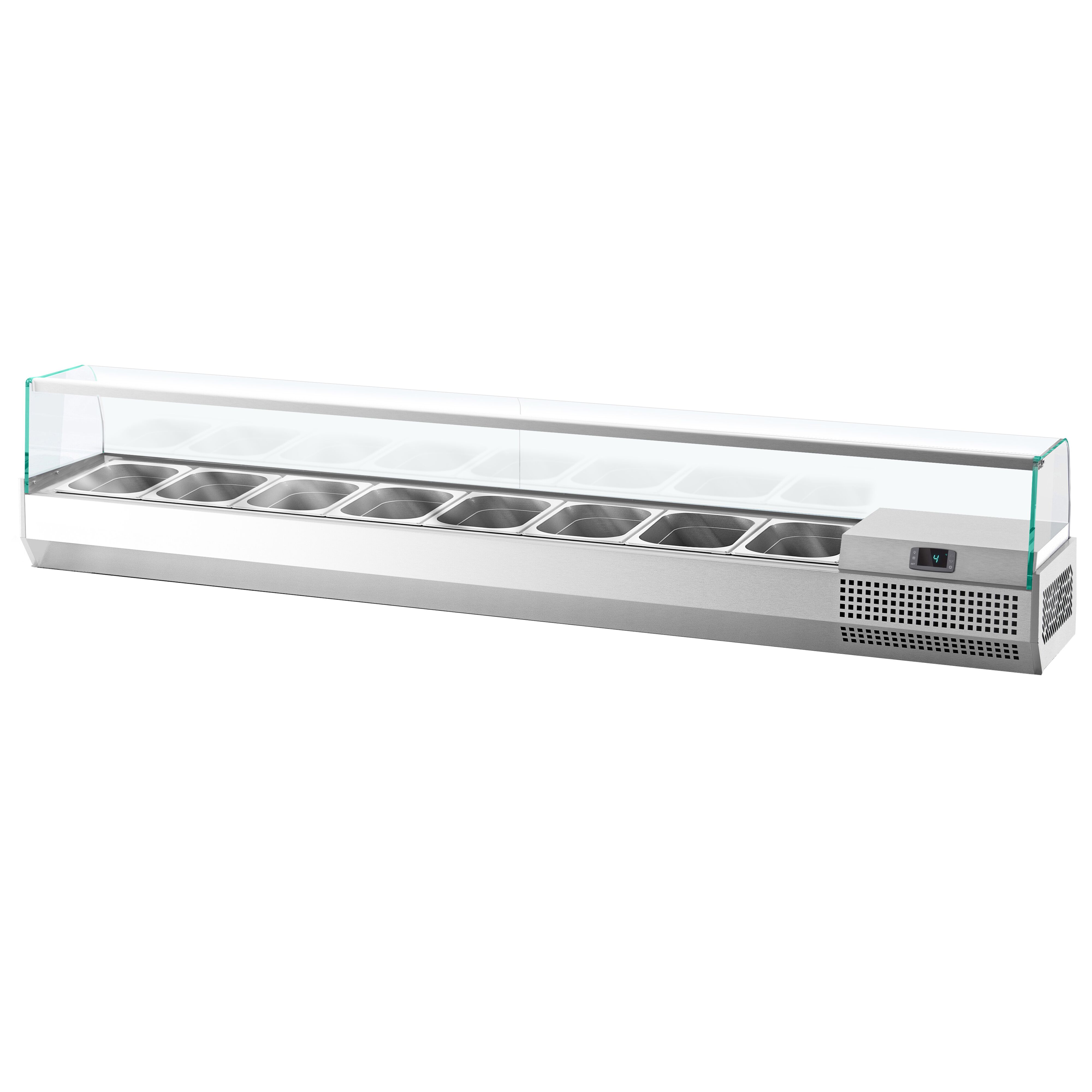 Vitrine Réfrigérée à Ingrédients PREMIUM PLUS - 1976x413mm - 8x GN 1/3