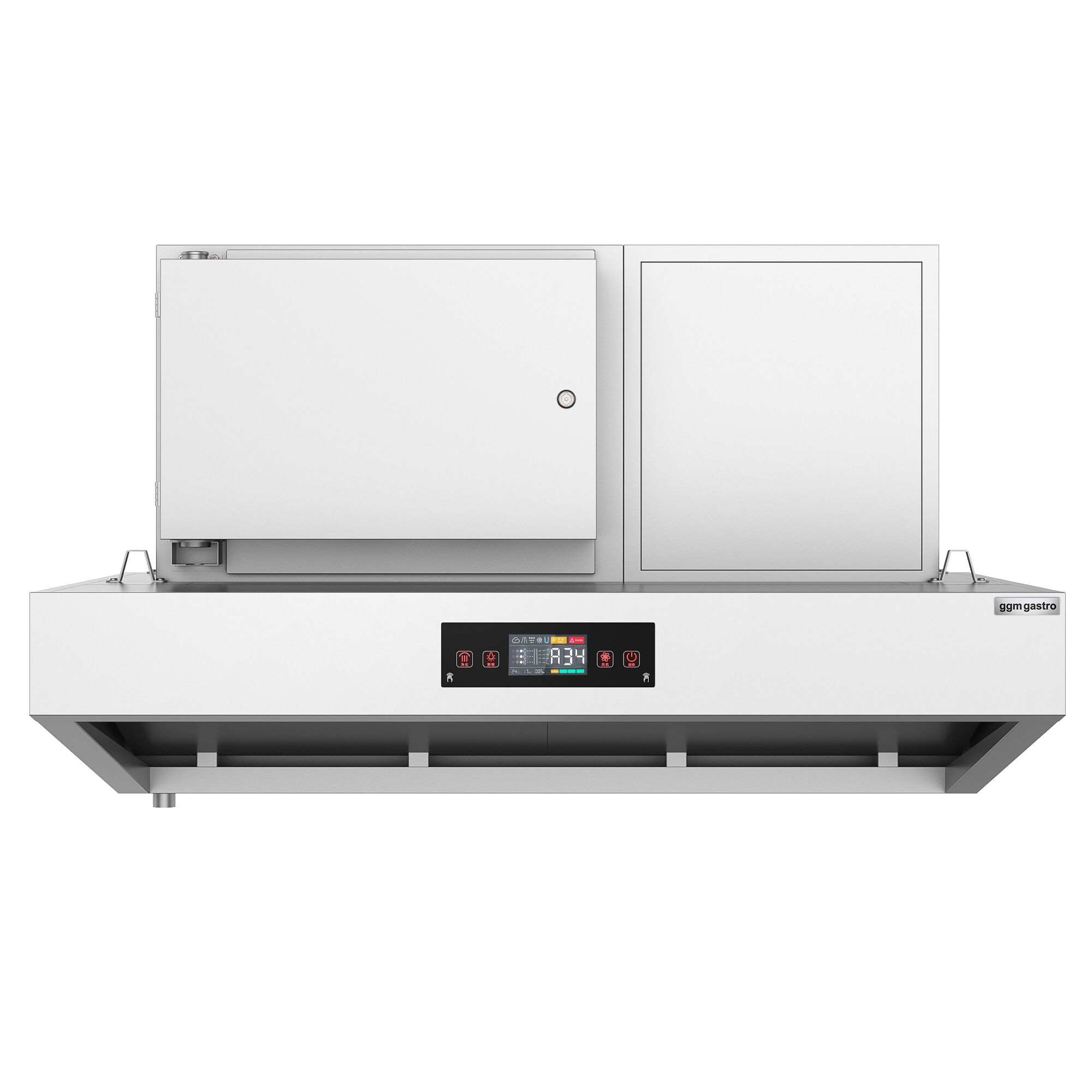 Hotte aspirante hybride - 1600 mm - efficacité de purification de l’air de 98 % - avec Smart Touch - LED