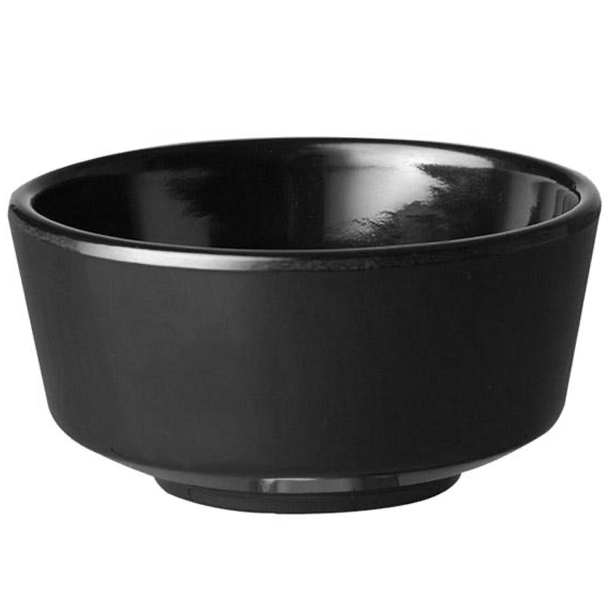(6 pcs) Coupe - FLOAT - Mélamine - 150ml - Ø 90mm - Profondeur : 45mm - Noir
