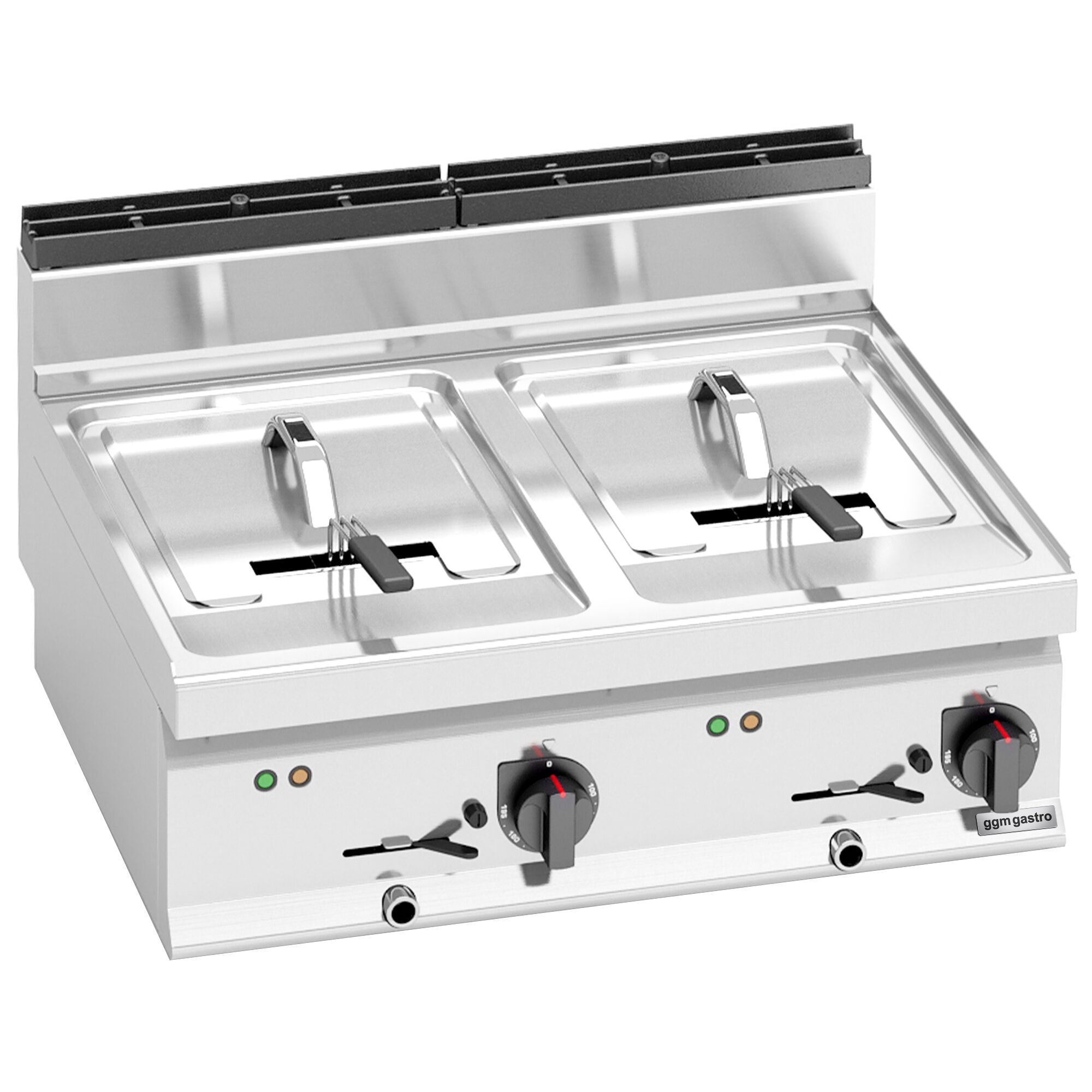 Friteuse électrique double – 10+10 litres – 18 kW
