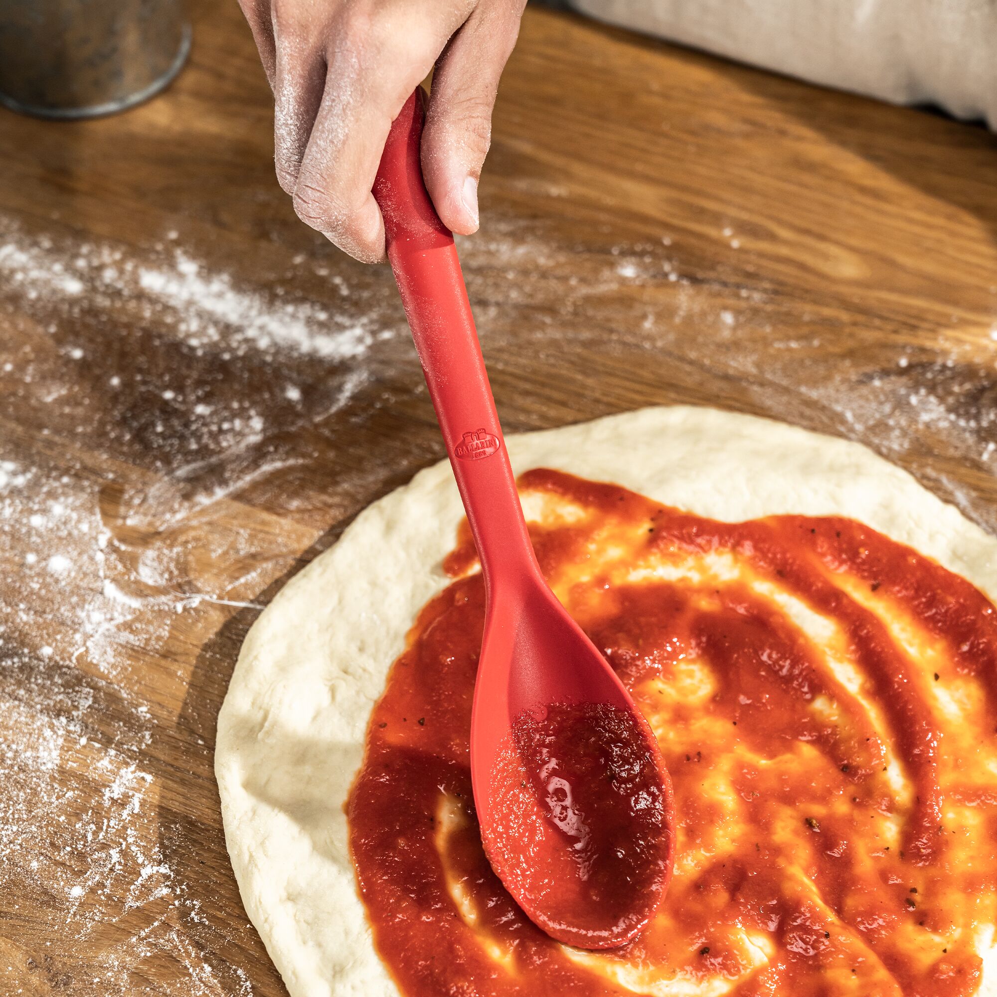 BALLARINI | Cooking Spoon – BPA-Free Heat-Resistant Silicone - 310 mm - Hand Wash