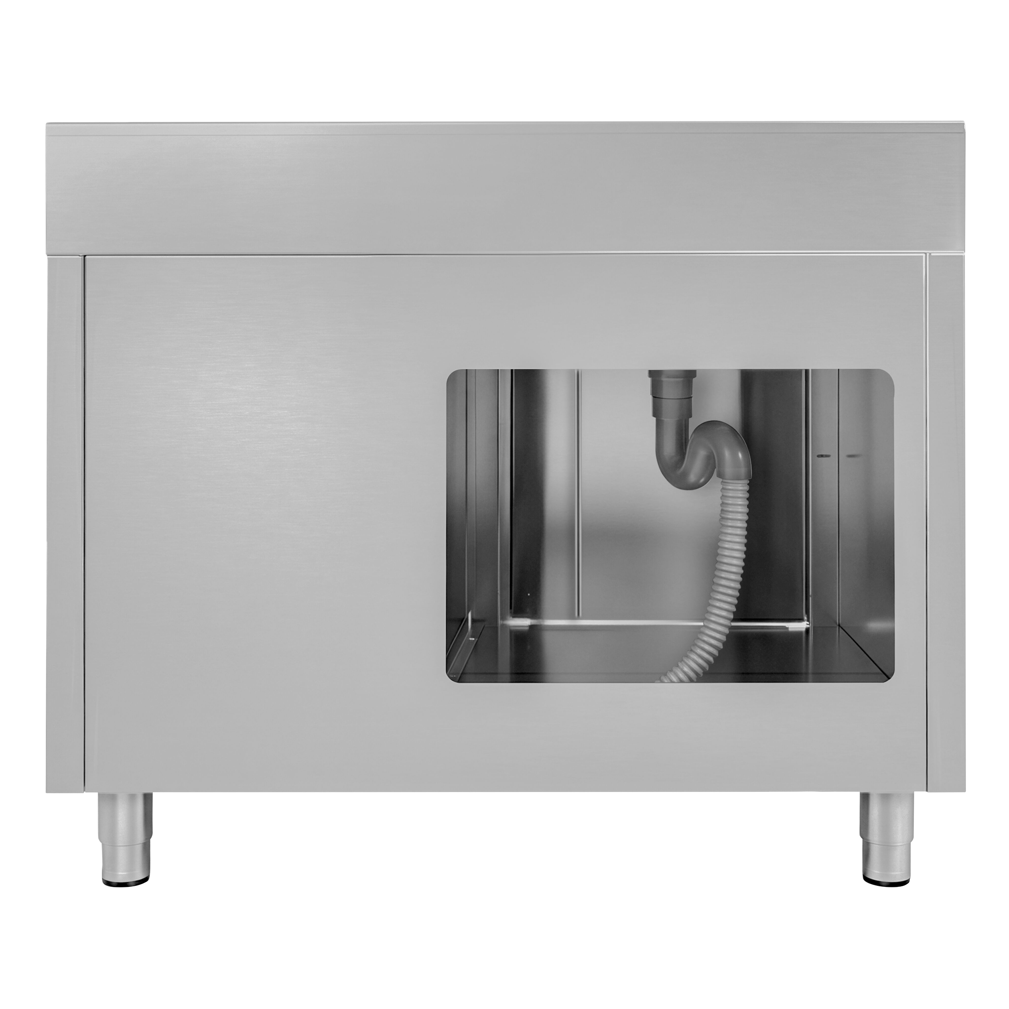 Meuble plonge ECO - 1400 x 600 mm - avec 1 bac à gauche