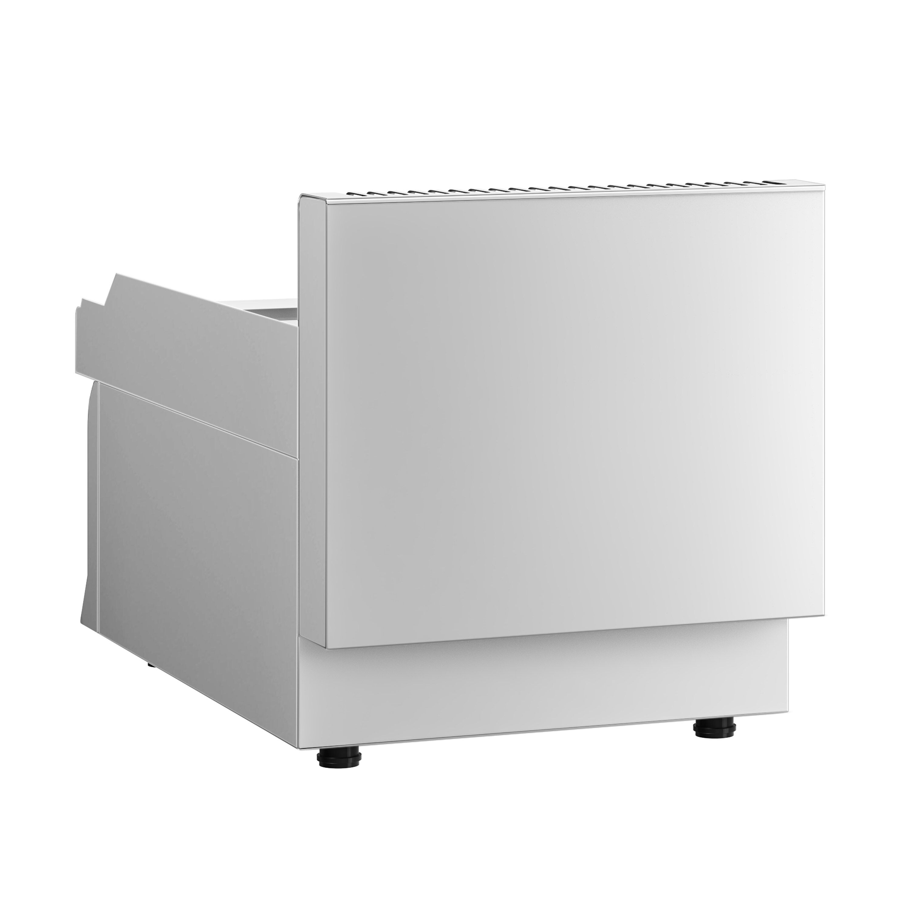 Plancha électrique - plaque acier - 3,6 kW - Rainurée - Surface de cuisson : 395x535mm