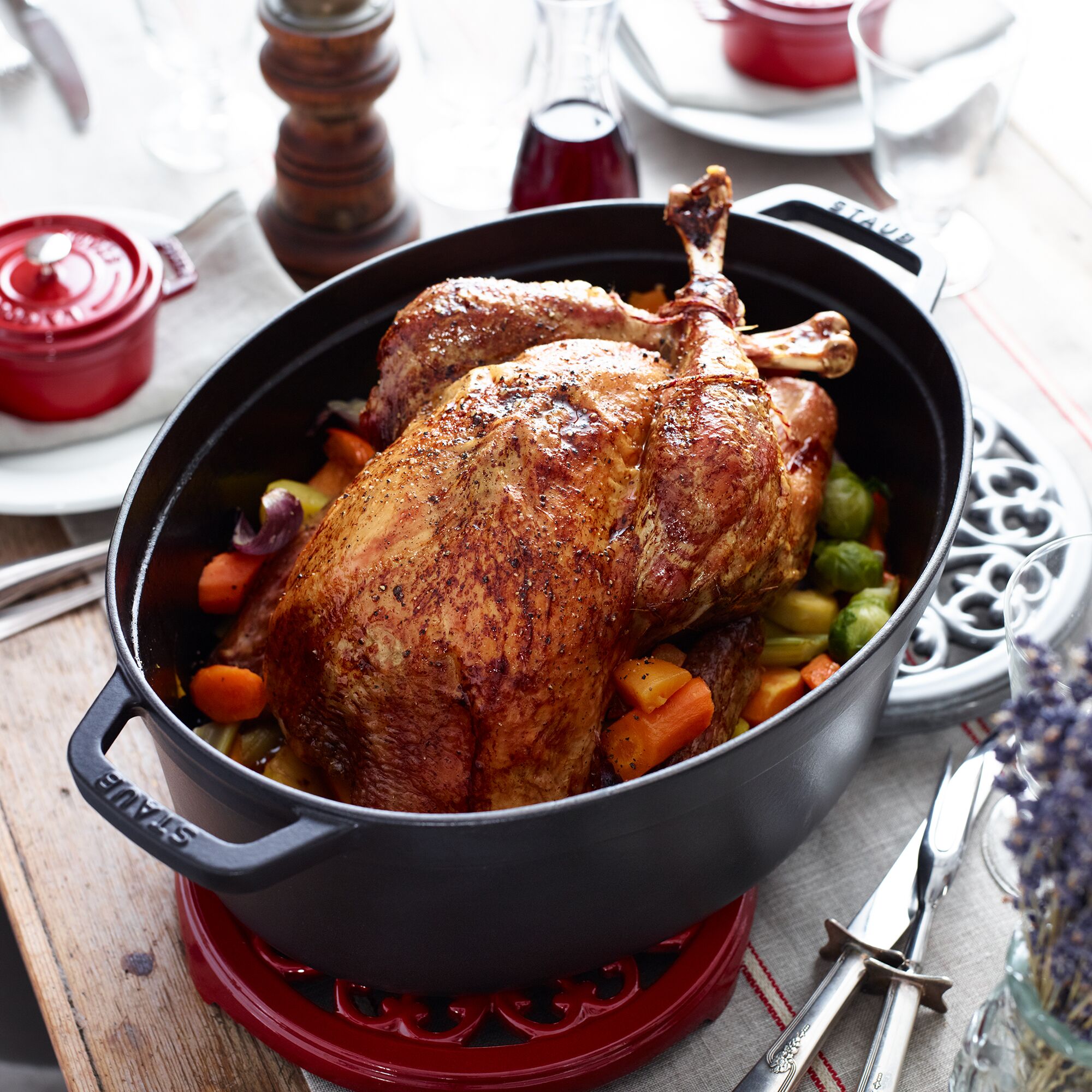 STAUB | LA COCOTTE - Cocotte - ovale - 370 mm - Ghisa - Nero