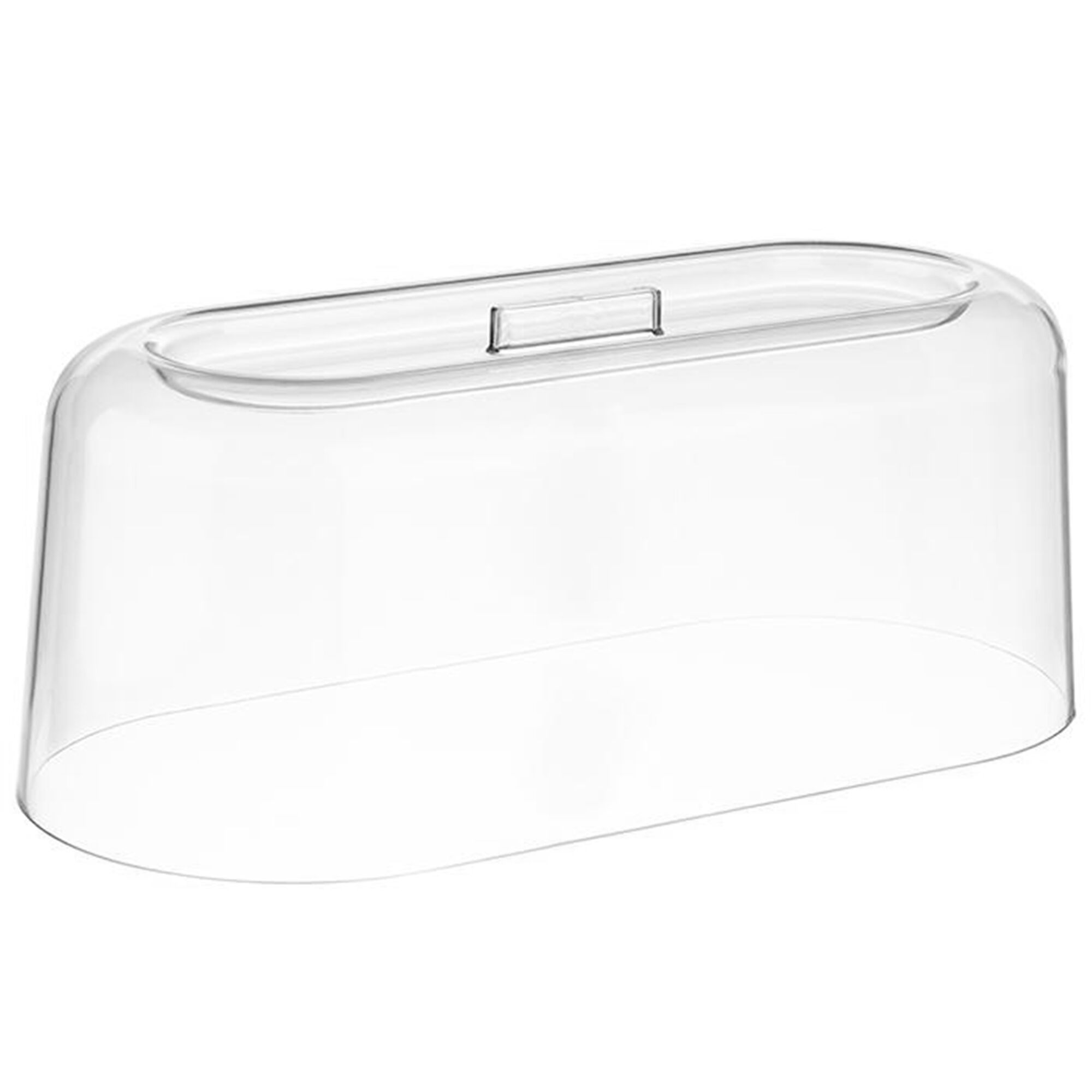 Frischhalte Haube - SAN műanyag - 260x120 mm - Magasság: 100 mm - ovális