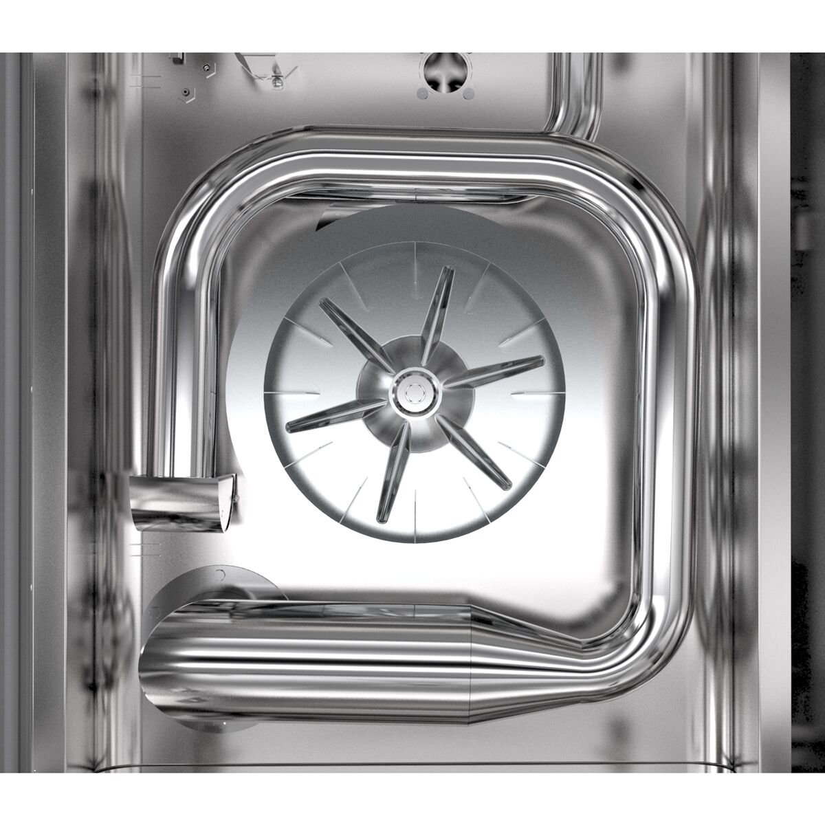 Four mixte à gaz - tactile - 10 x GN 1/1 - avec système de lavage, sonde de température, chaudière et châssis intérieur