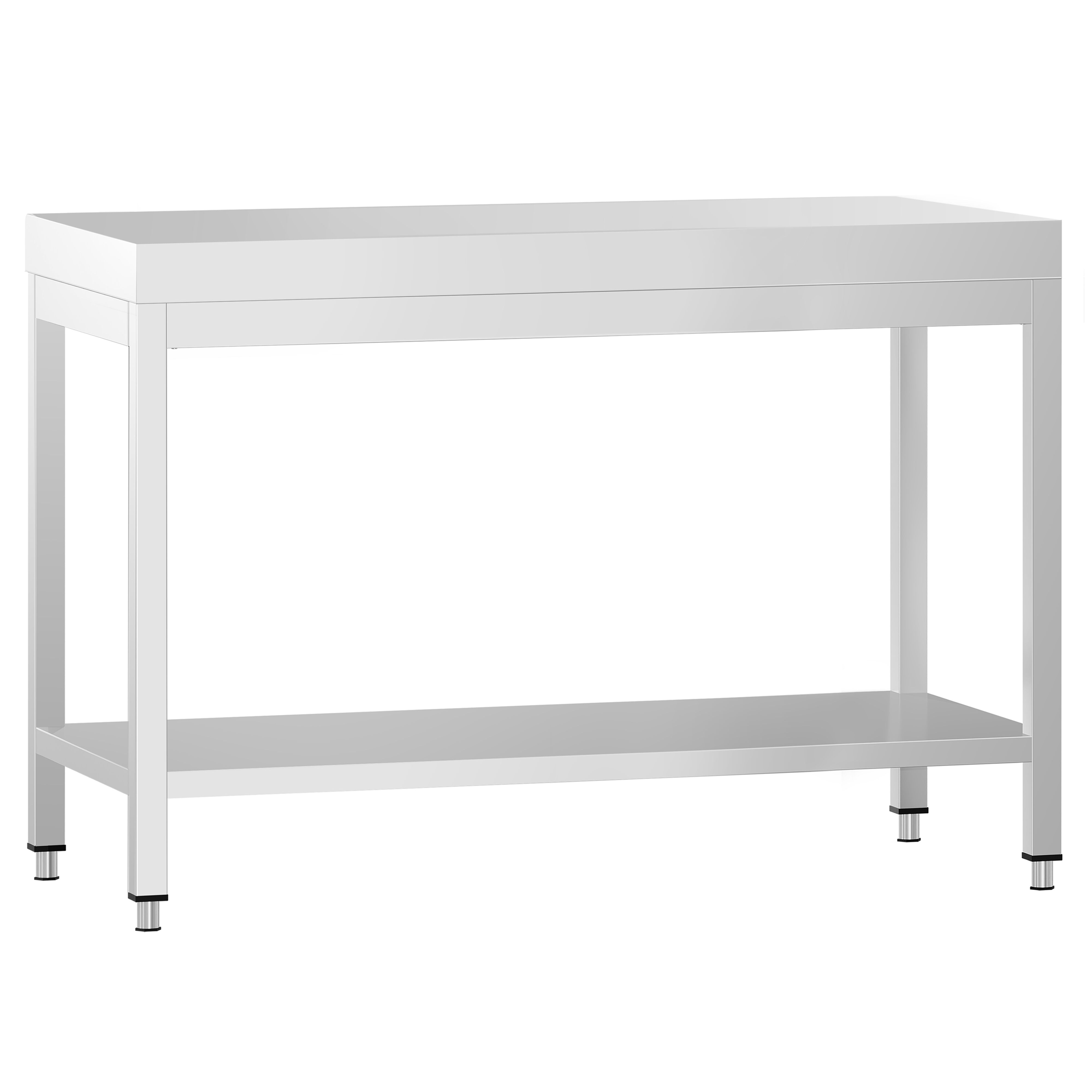 Table de travail inox PREMIUM - 1000 x 600 mm - avec tablette inférieure
