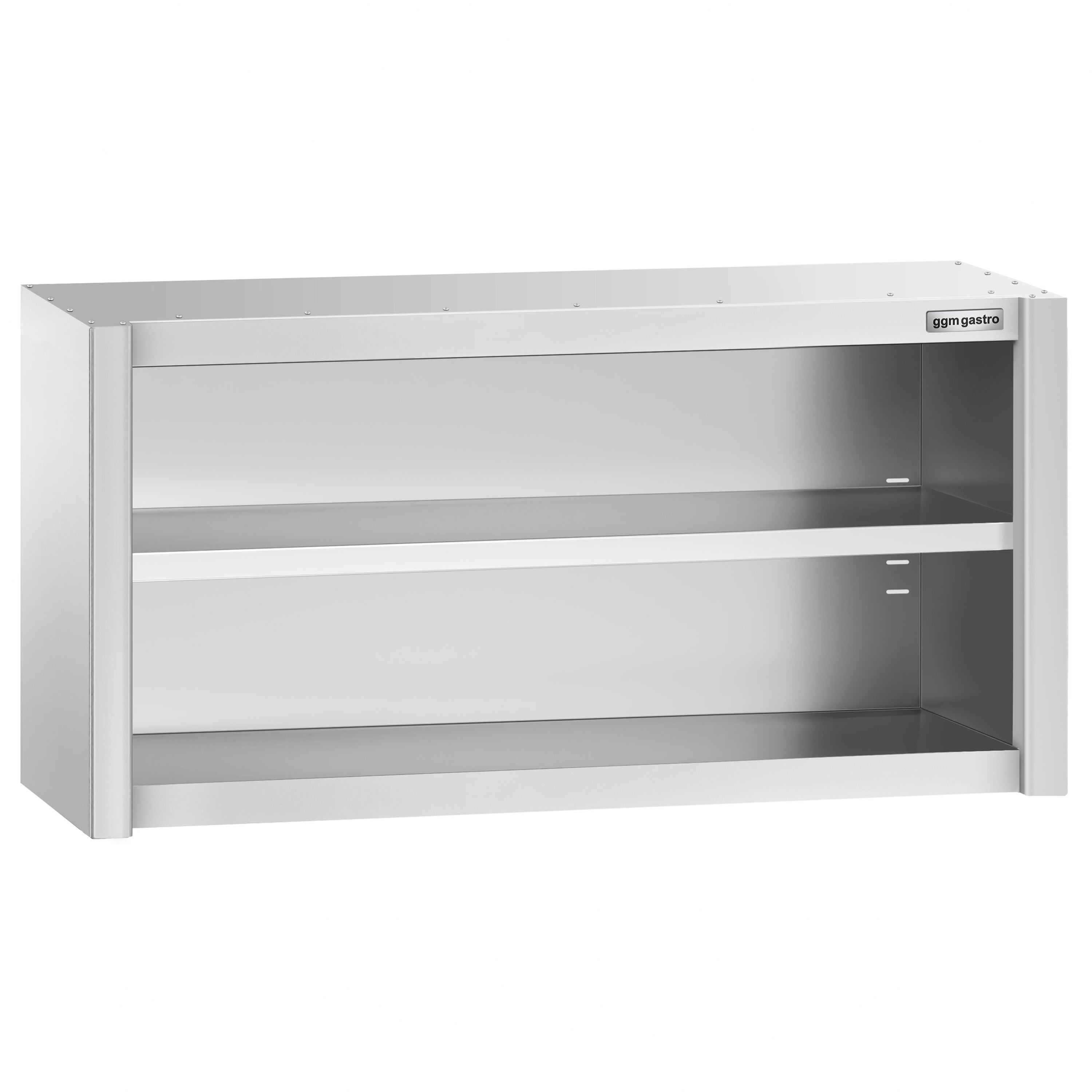 Armoire murale en acier inoxydable PREMIUM - 1200x400mm - sans portes (ouvert) - 650mm de haut