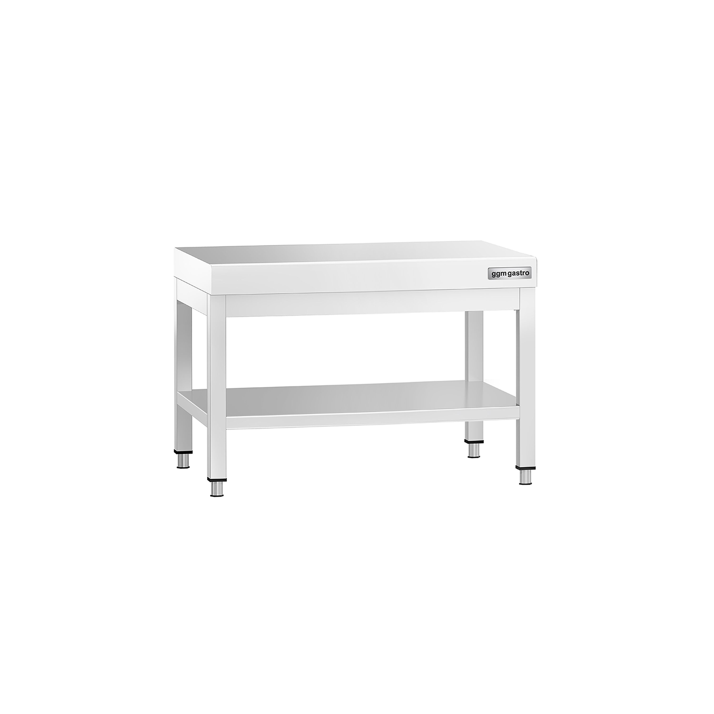 Table de travail en acier inoxydable PREMIUM - 800x600mm - avec étagère basse