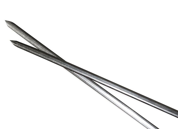(50 pcs) Skewer - Short Decorative Skewer - 330mm - Stainless Steel