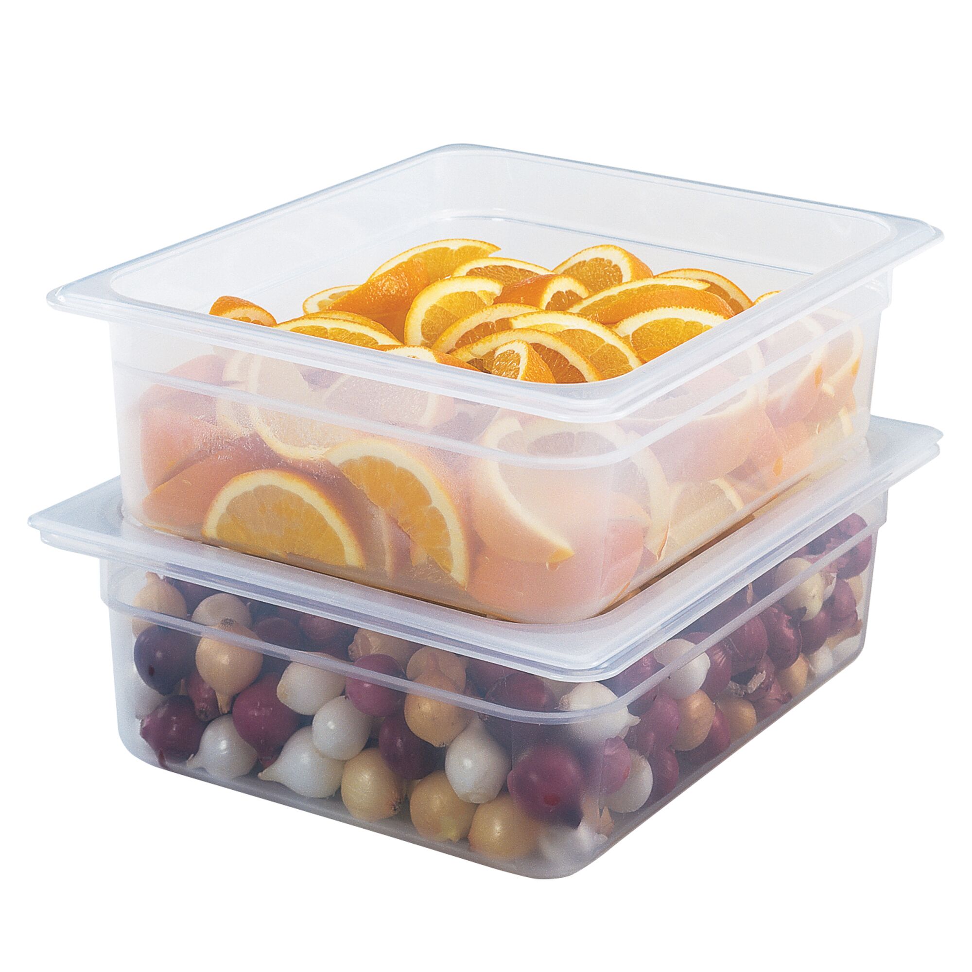 (6 pieces) CAMBRO | Gastronorm Container - 1/2 - Polypropylene - Translucent - 100 mm