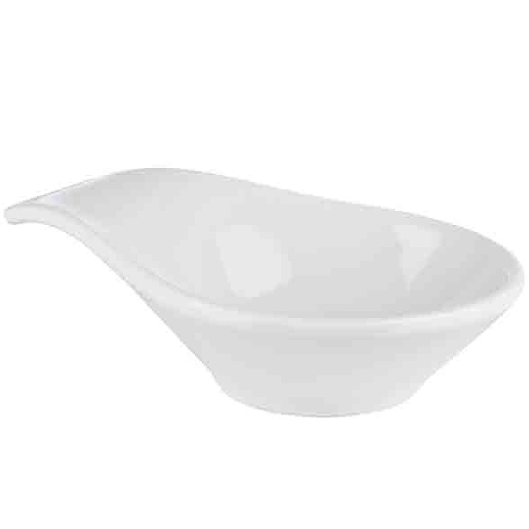 (24 pièces) Bol - MINI - Mélamine - 60 ml - 115 x 75 mm - Blanc