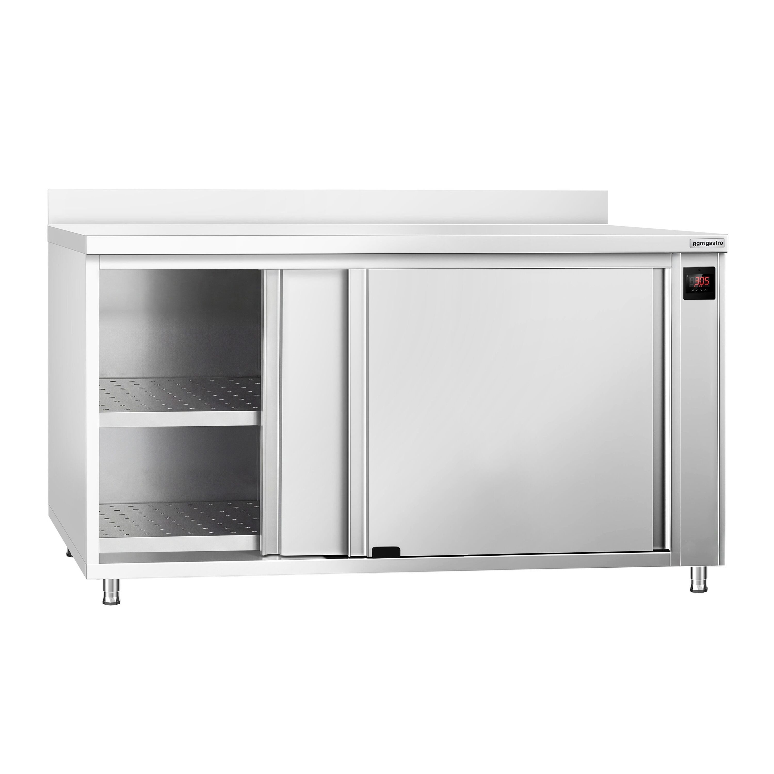 Armoire chauffante professionnelle - 2kW - 1 étagères - 1800x700x970mm
