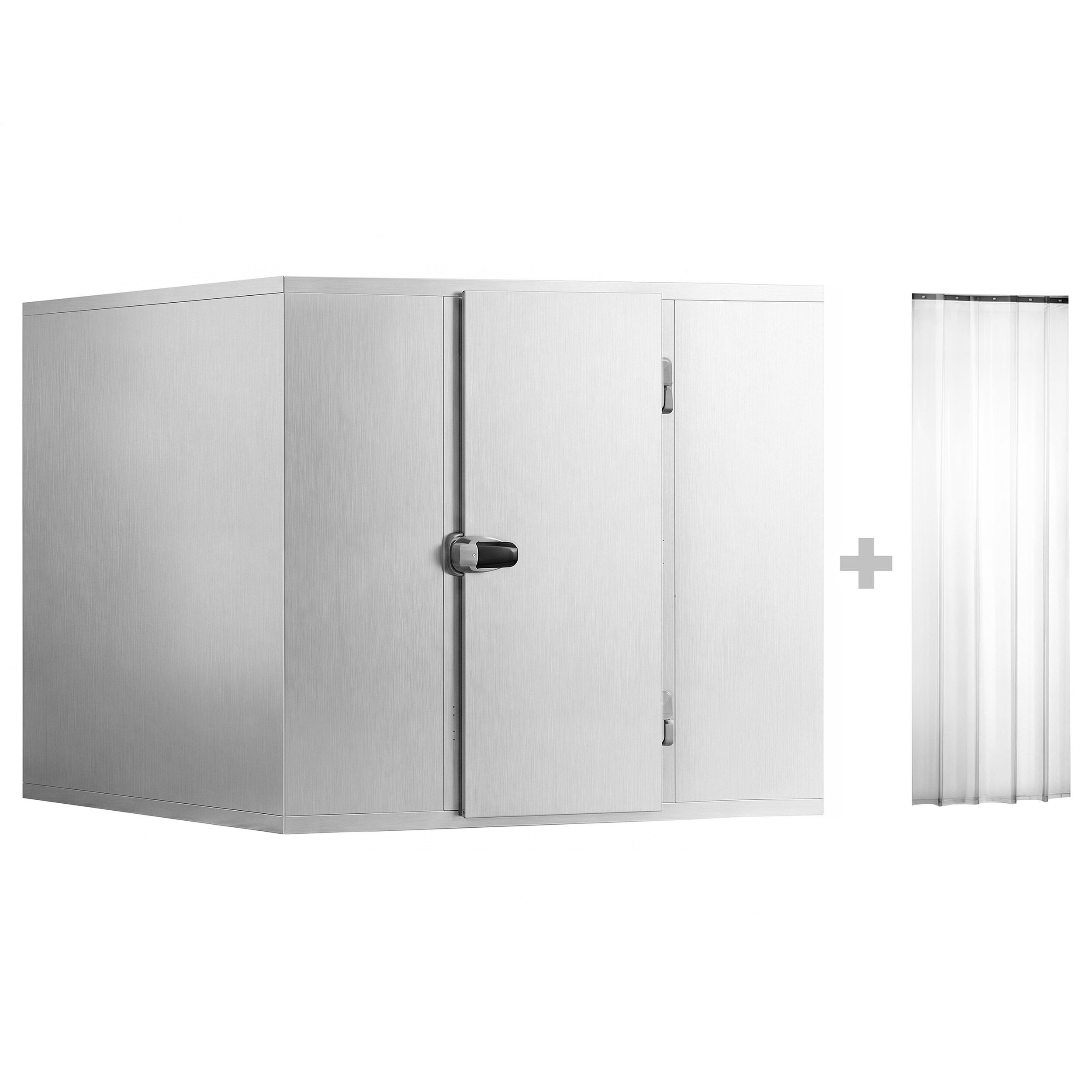 Cameră frigorifică de congelare din oțel inoxidabil - 2100x2100 mm - 6,12 m³