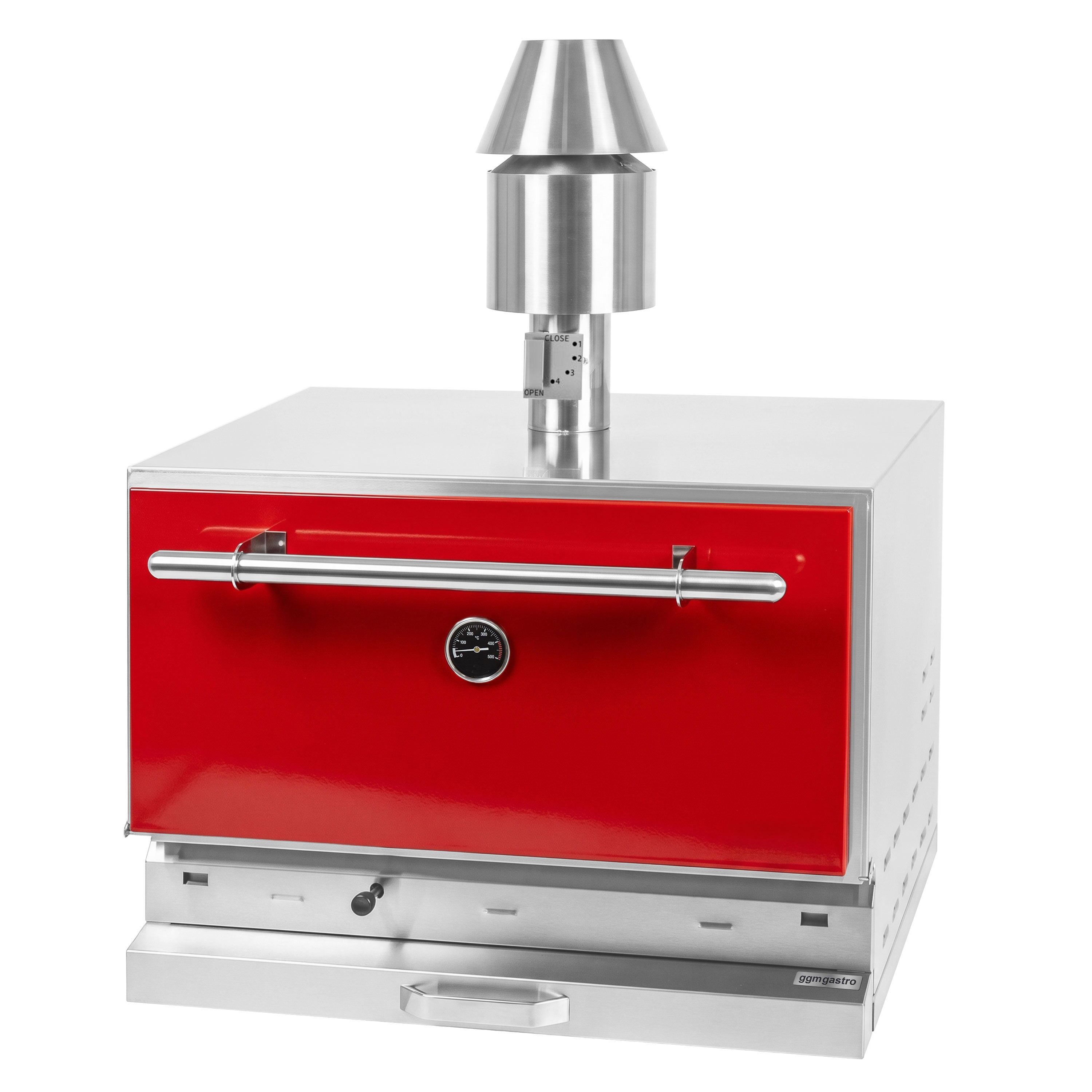 Charcoal Oven - 890mm - Red