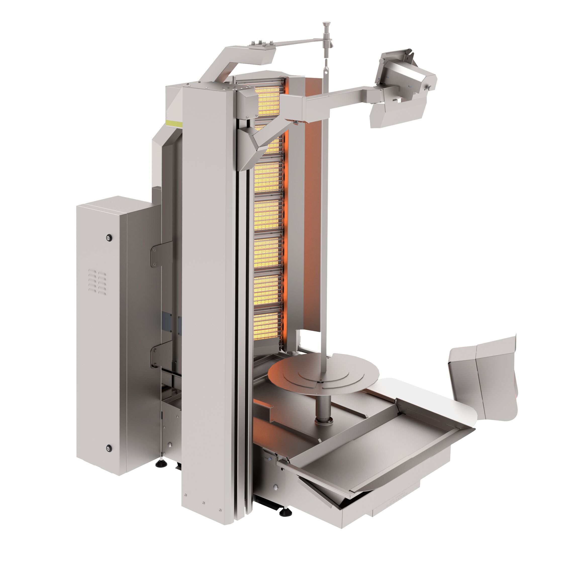 Gas Automatic Doner Kebab Grill - 14 Burner - up to 280kg - 37.24kW