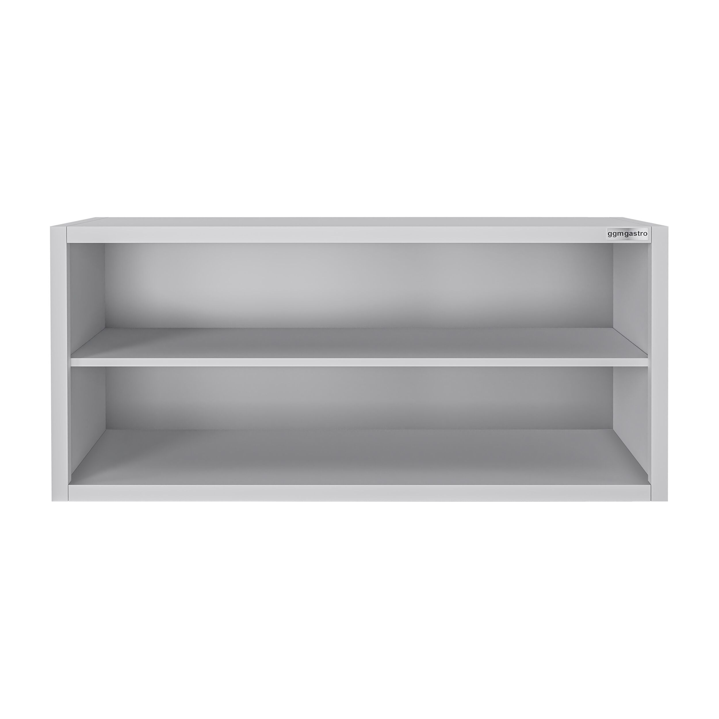 Armoire murale en acier inoxydable ECO - 1400x400mm - sans portes (ouvert) - 650mm de haut