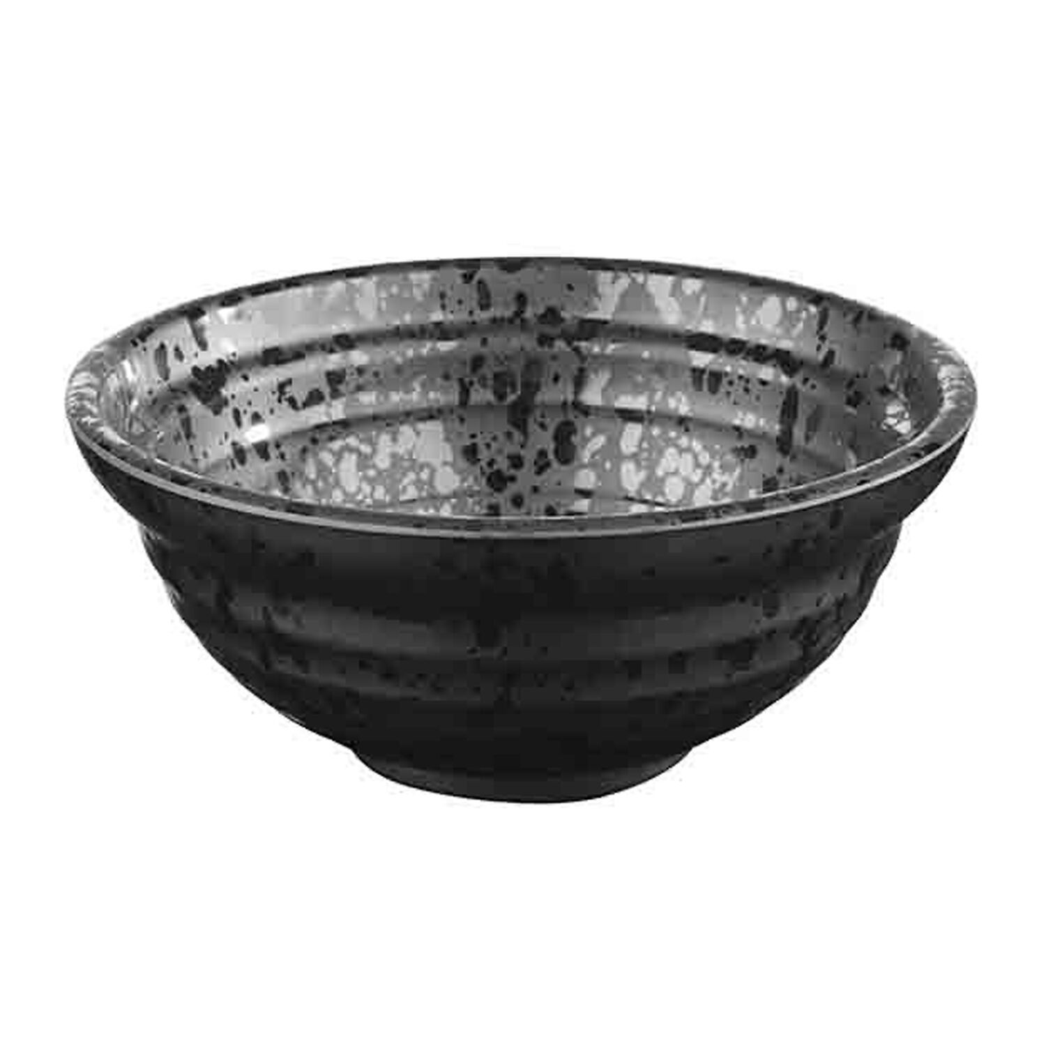 (6 pcs) Coupe - GLAMOUR - Mélamine - 250ml - carré - lot de 6 - 120x120mm - Profondeur : 50mm - Noir