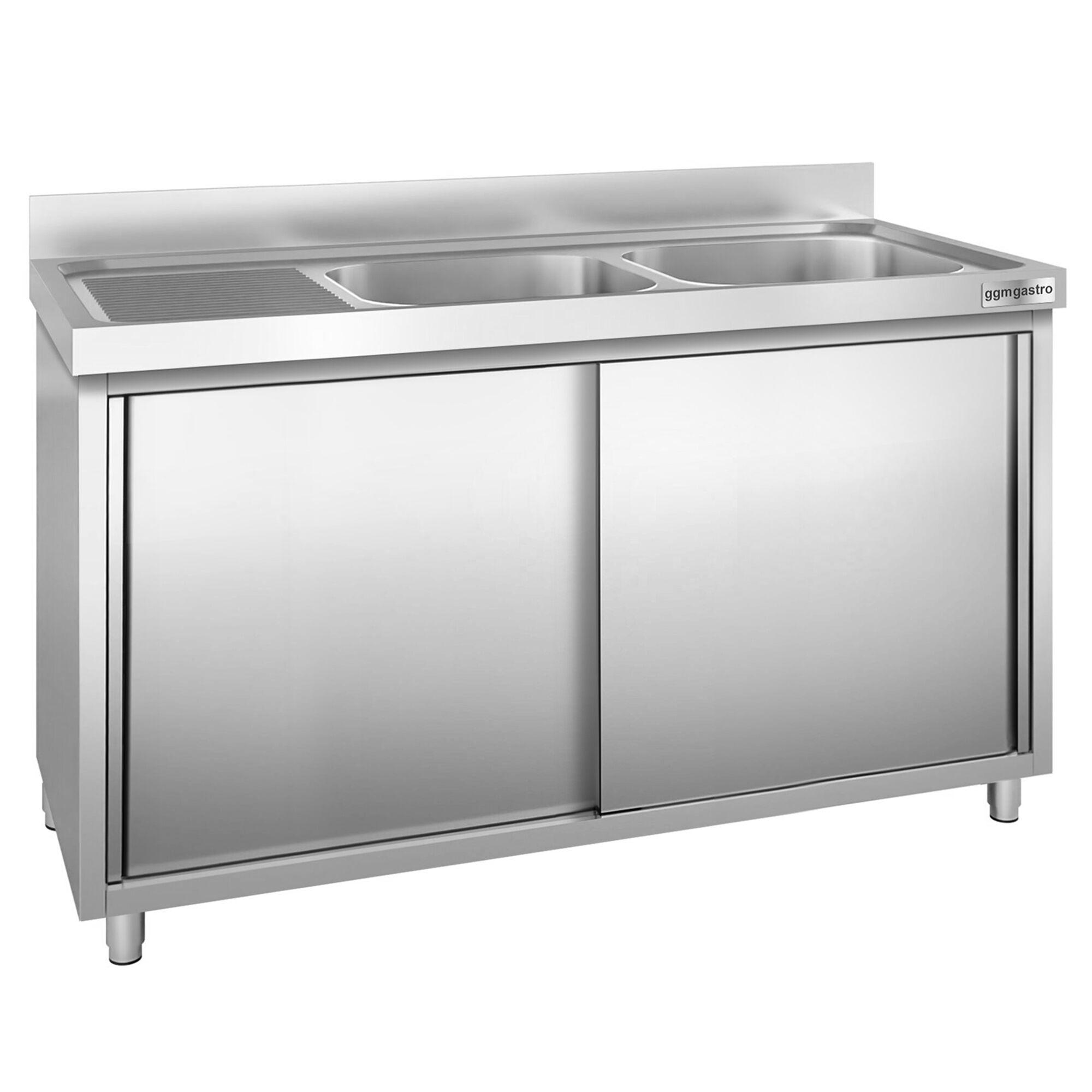 Plonge PREMIUM - 1600x700mm - 2 bacs