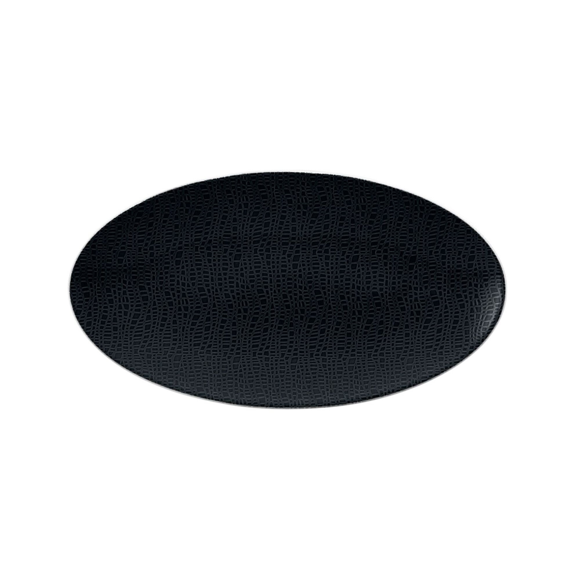 (2 pièces) SELTMANN WEIDEN | Plat de service - 330x180 mm - Noir         