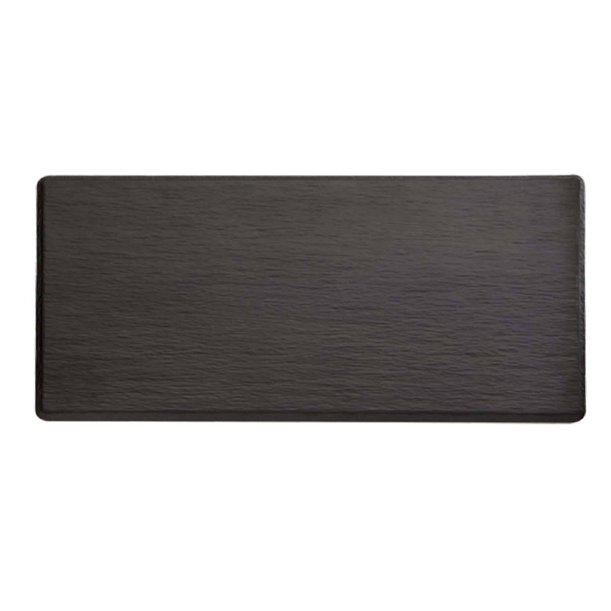 (6 pièces) Plateau GN 2/4 – SLATE – Mélamine – Hauteur : 12 mm – Noir