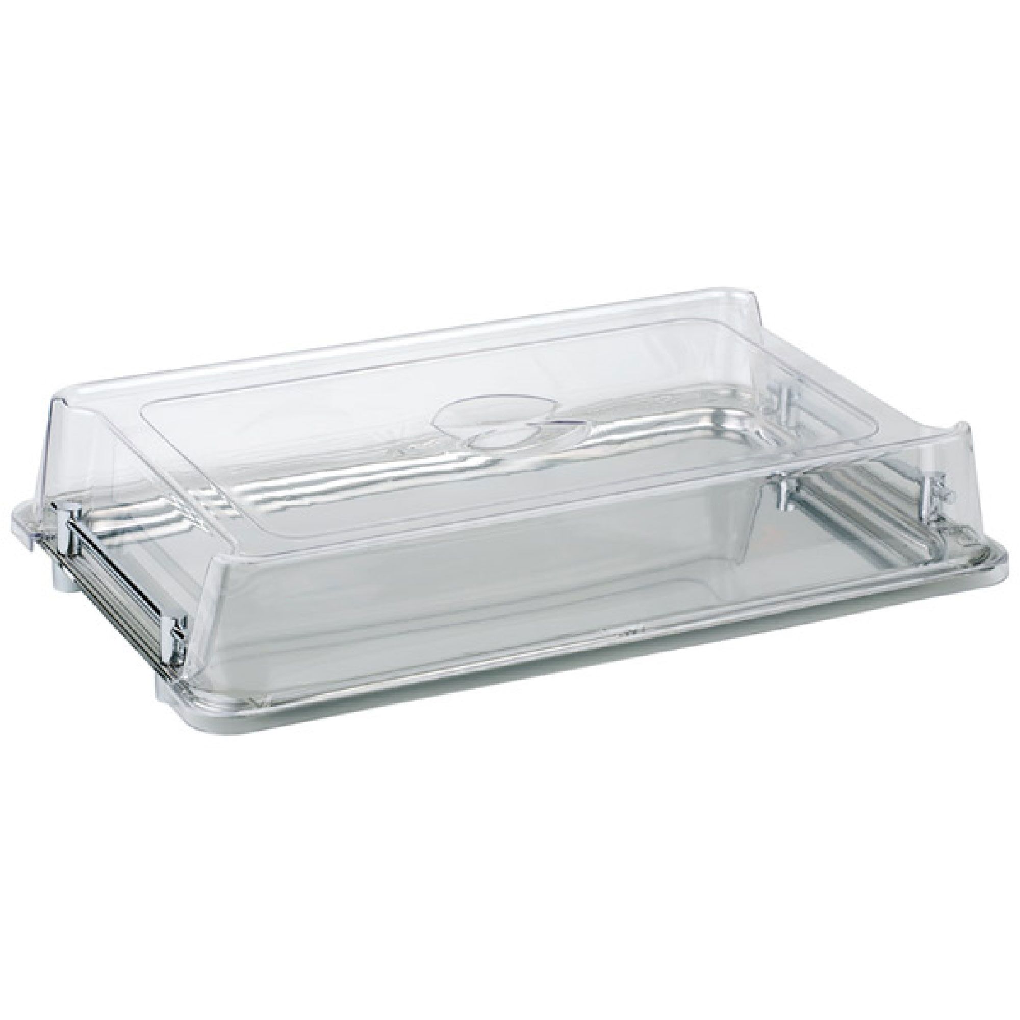 (6 pcs) Couvercle de présentation - Haut dôme - GN 1/1 - Polycarbonate - 530x325mm - Hauteur:90mm