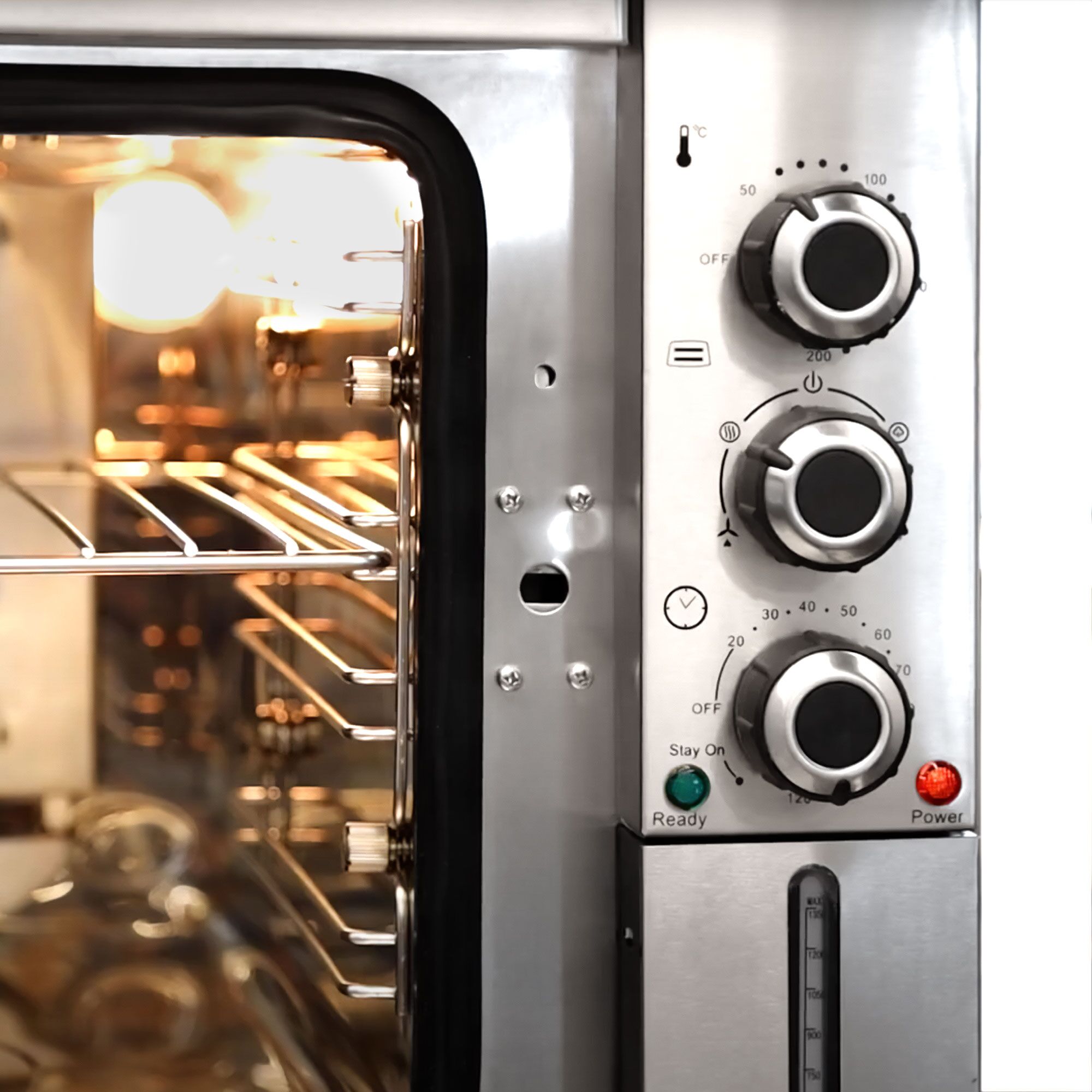Four à convection COMPACT avec fonction vapeur – 30 litres – inox – incl. 1 grille & 1 plaque 353 × 327 mm