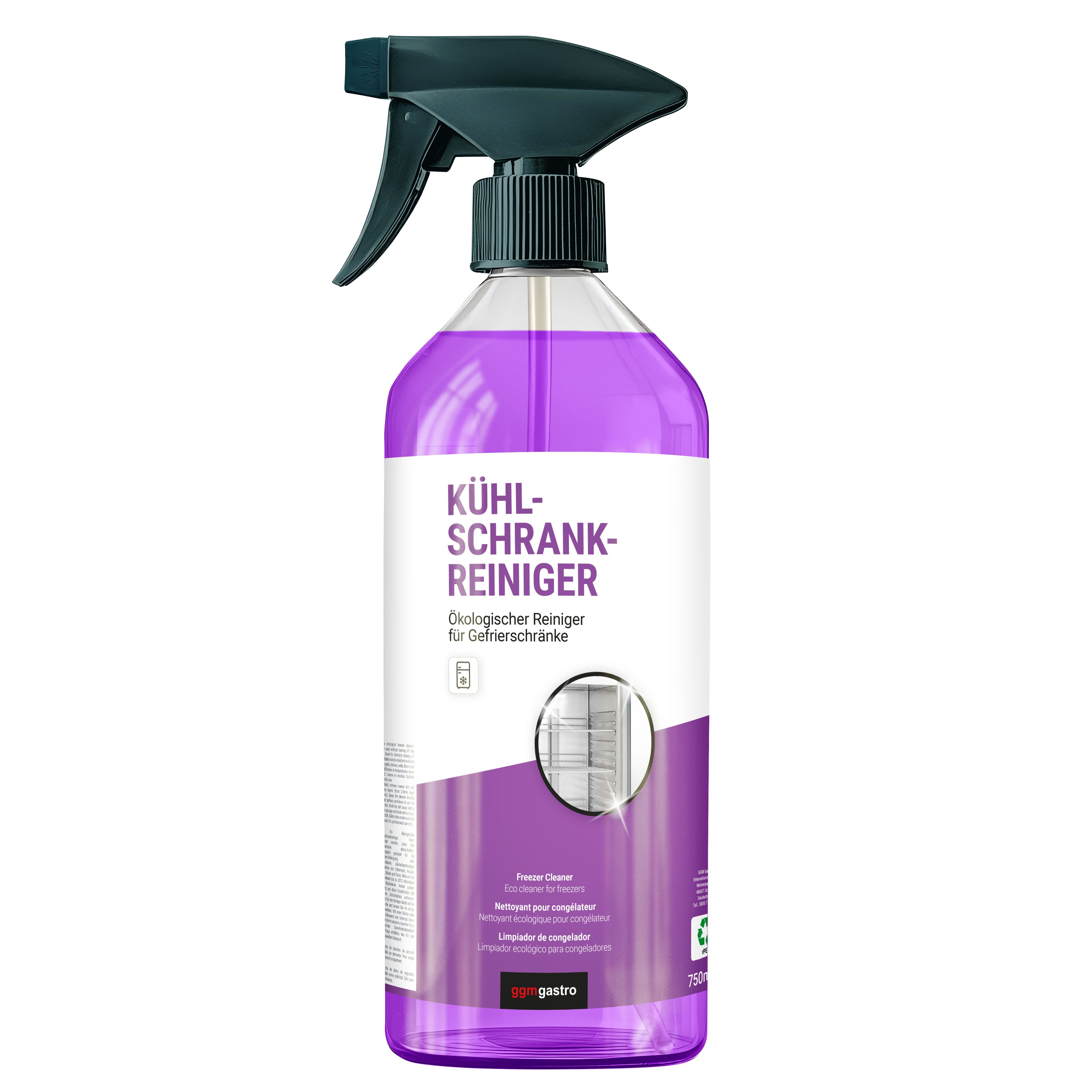 (6 pcs) Nettoyant pour réfrigérateur & congélateur (liquide) - pour brillance sans traces - à 6x750ml