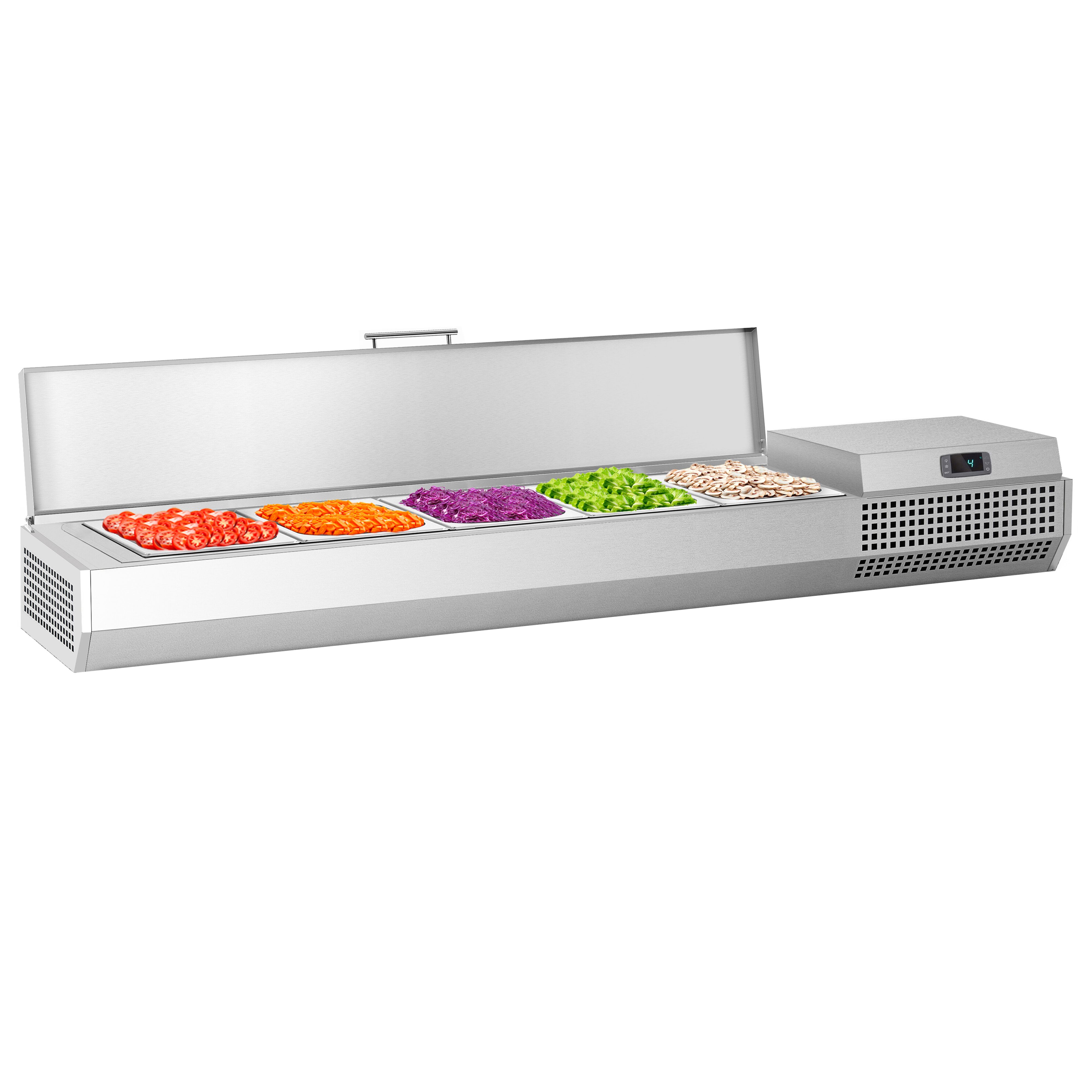 Vitrine Réfrigérée à Ingrédients PREMIUM PLUS - 1493x413mm - 5x GN 1/3