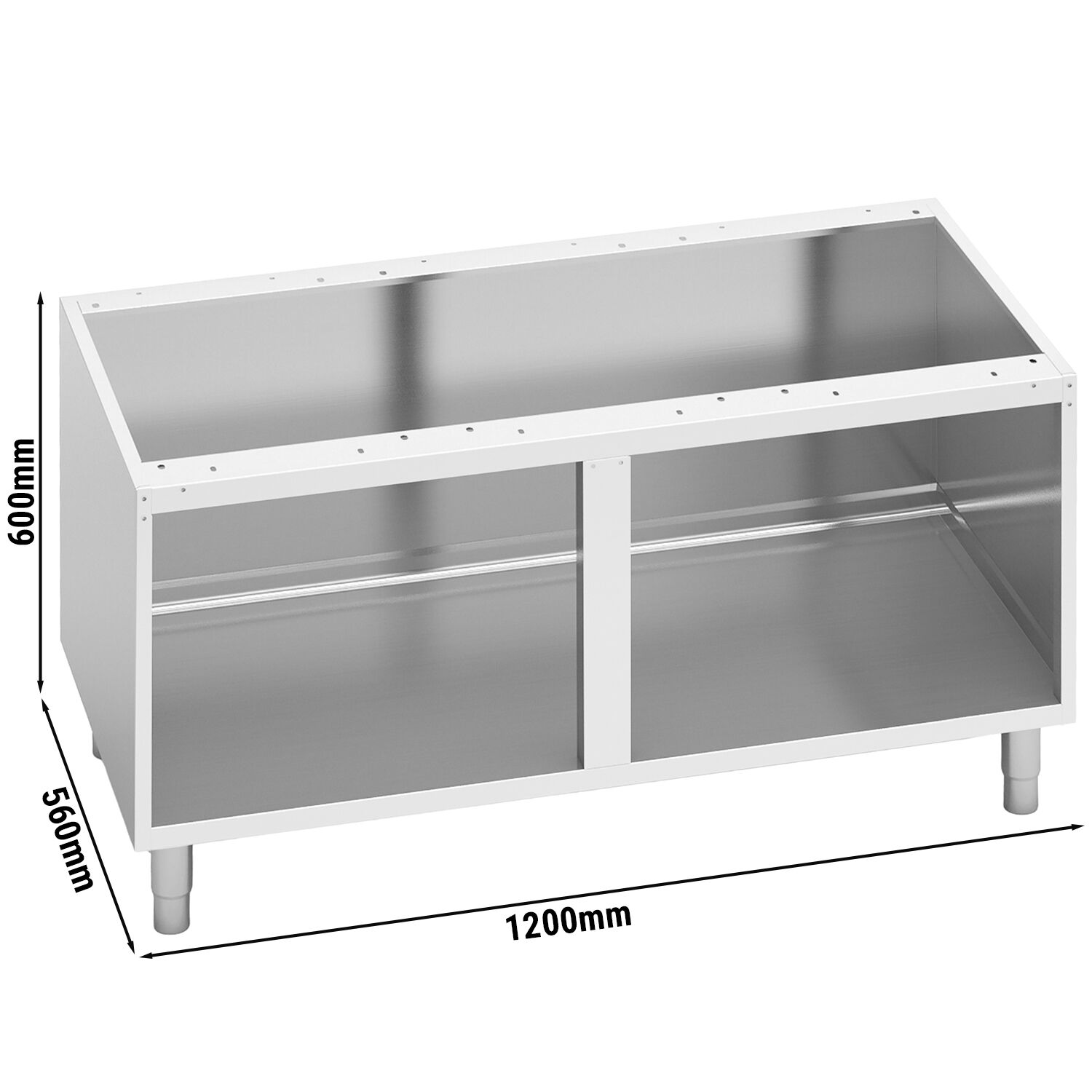 Soubassement ouvert – 1200 mm