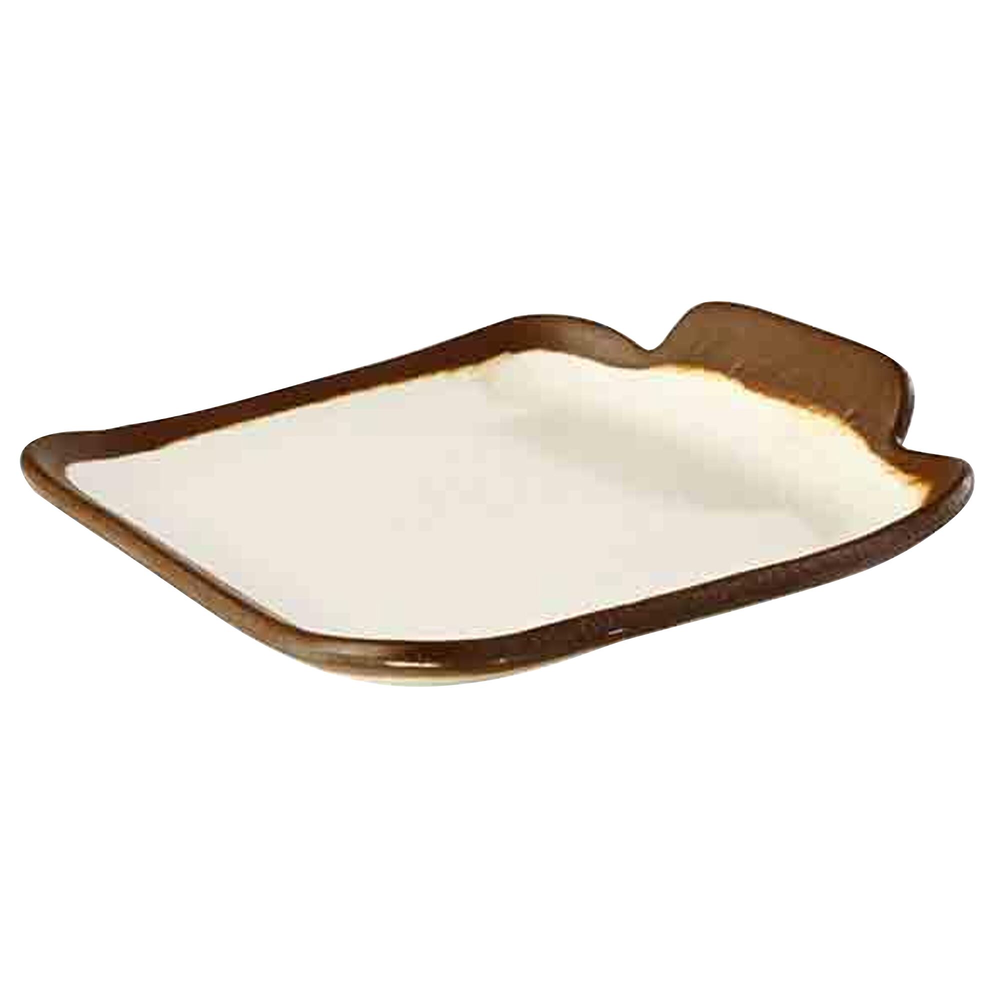 (6 pièces) CROCKER - Assiette - Mélamine - 140x130 mm