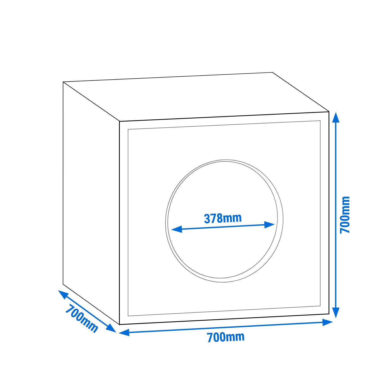 Caisson de ventilation PRO - Ventilateur caisson pour hotte - 6000m³/h - 230V Monophasé