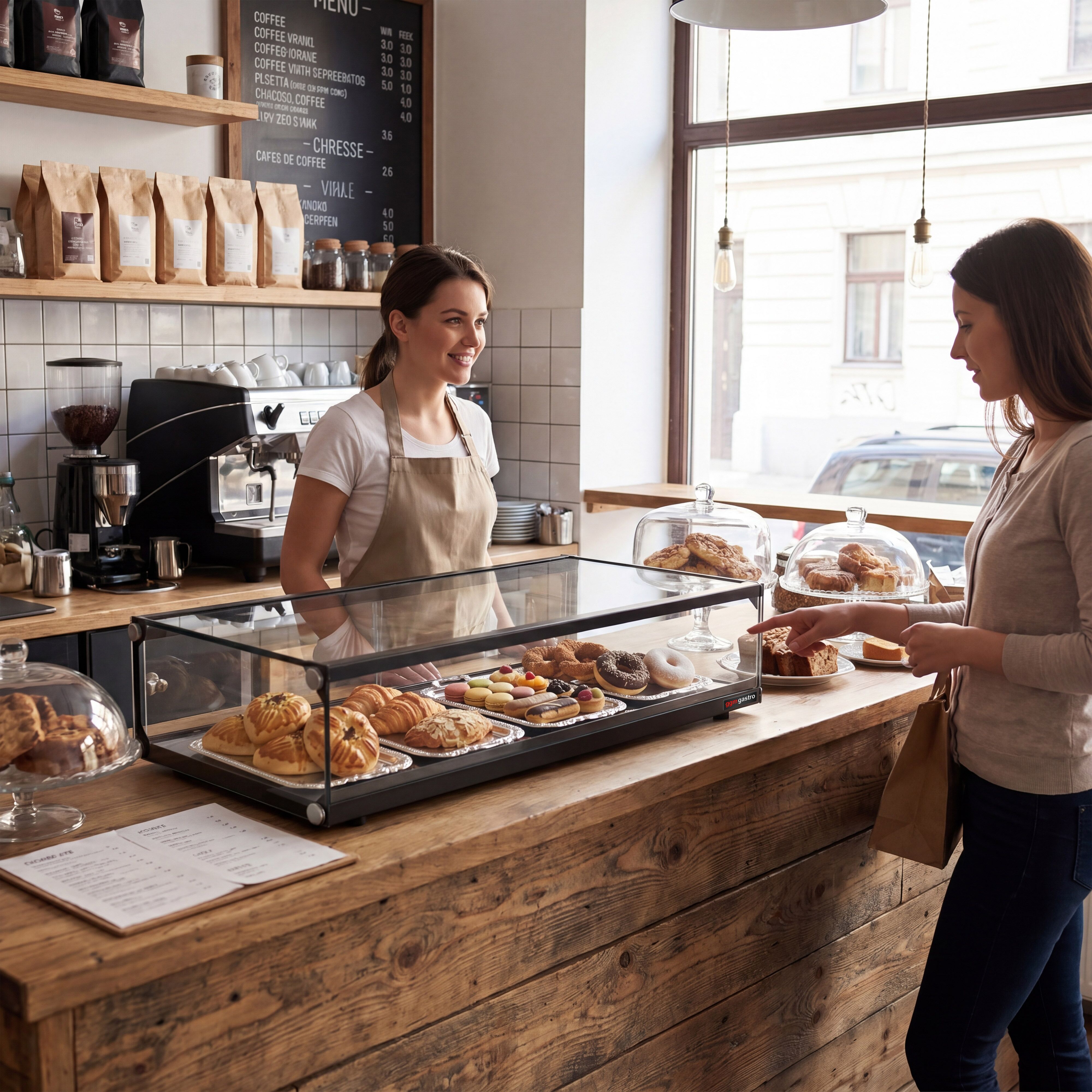 Vitrine de présentation pour comptoir - 900x200/400mm