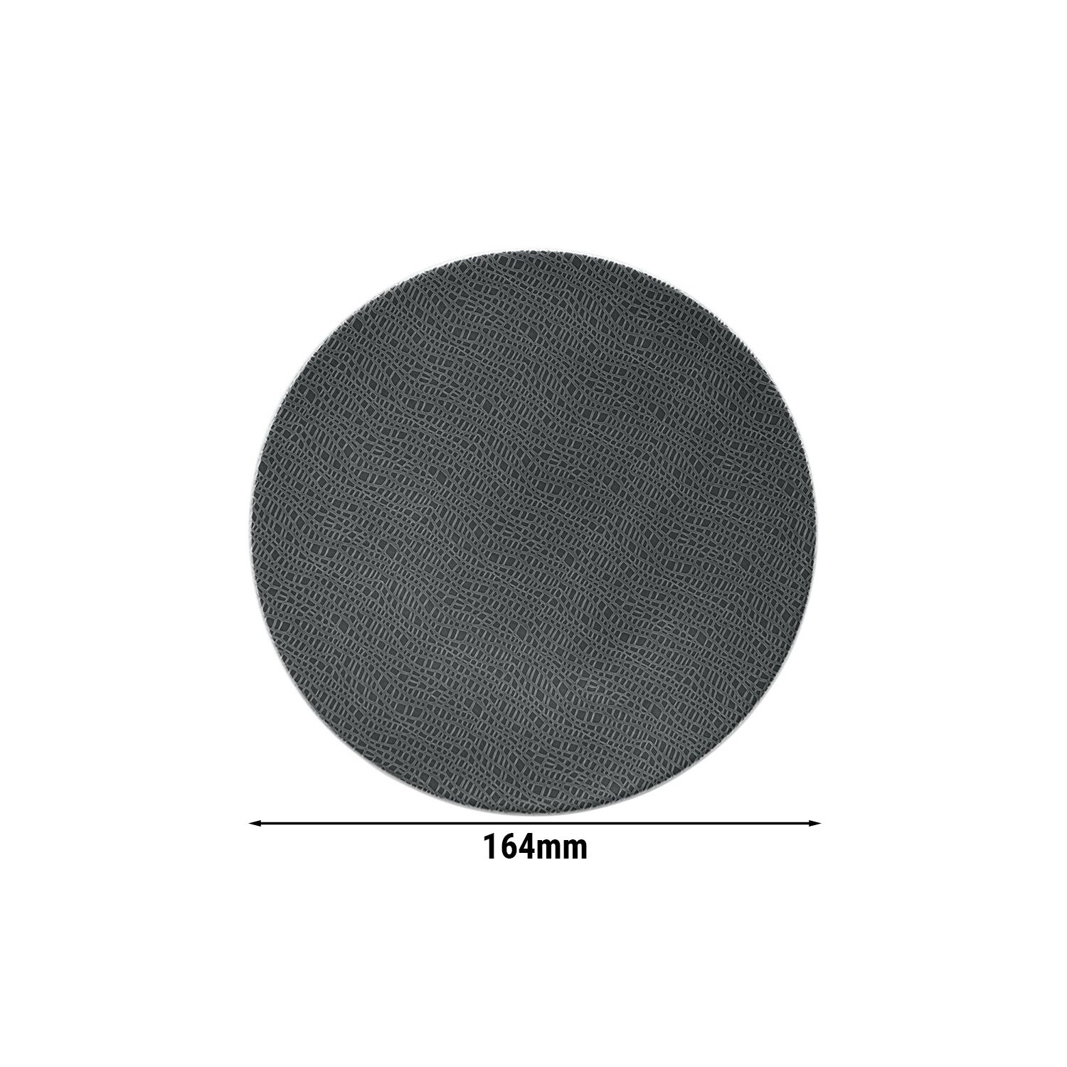 (6 pièces) SELTMANN WEIDEN | Assiette coupe – plate – Ø 165 mm – Anthracite